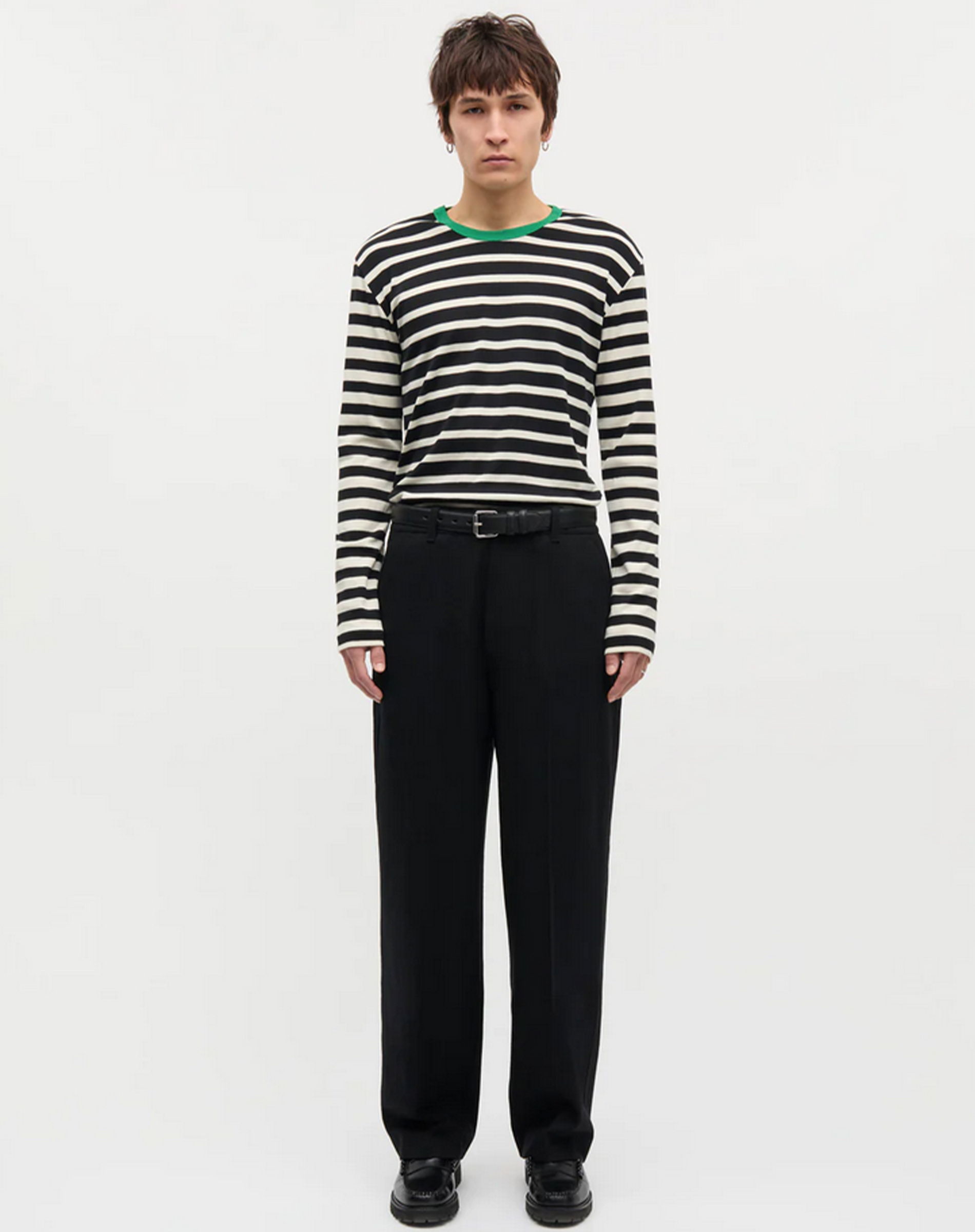 Trio Rib Tobias Langærmet Trøje - Verdant Green