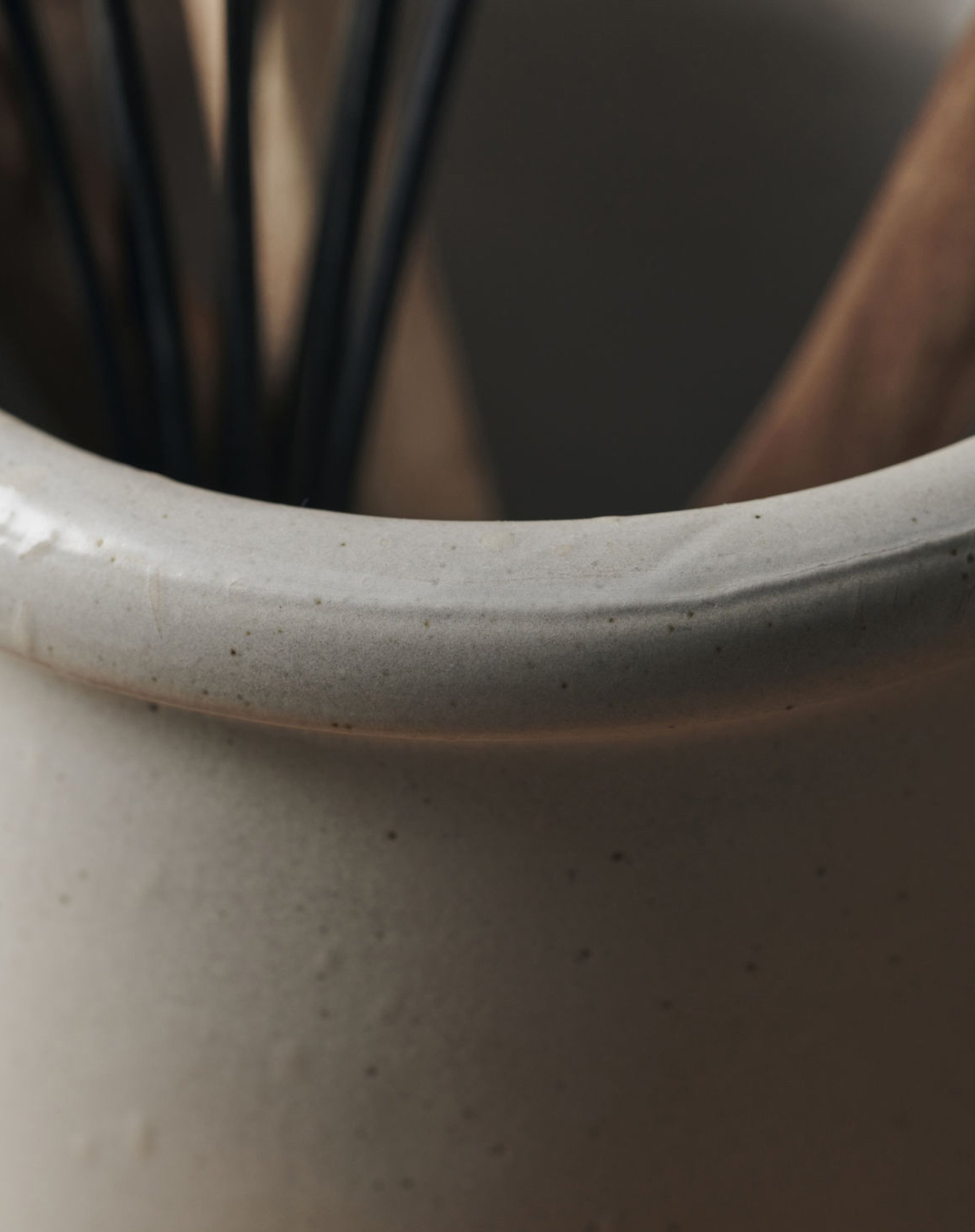 Krukke -  Pion - Grey/White