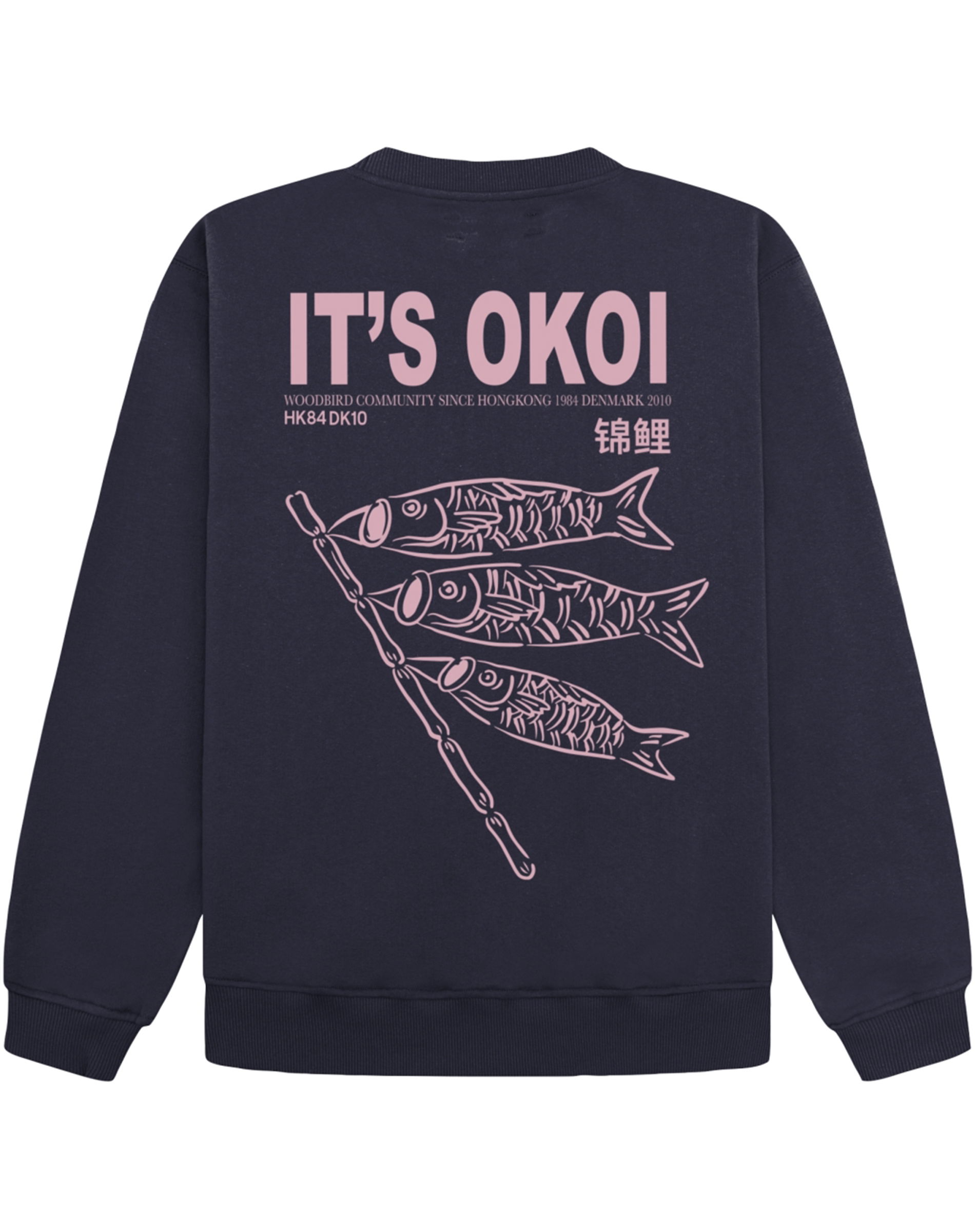 WBCane Koi Crew Sweatshirt - Navy