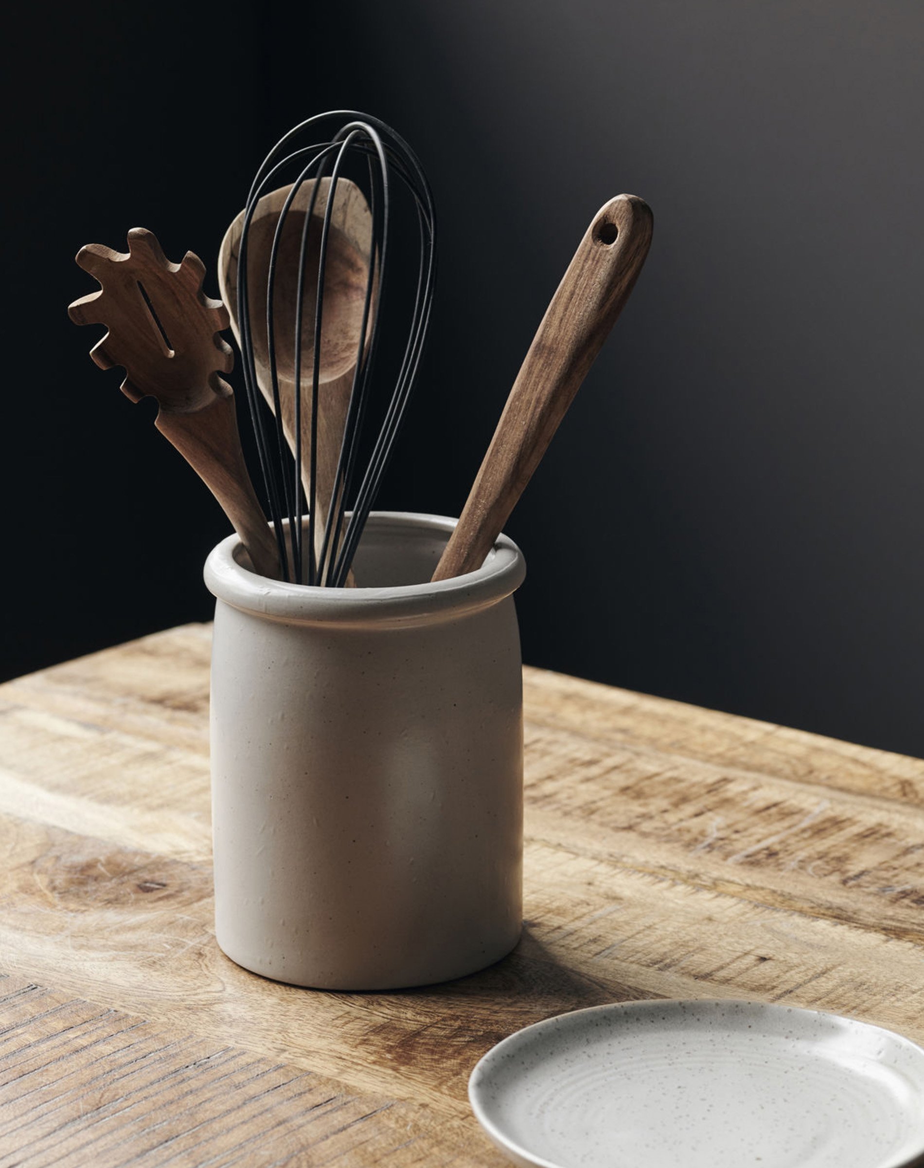 Krukke -  Pion - Grey/White