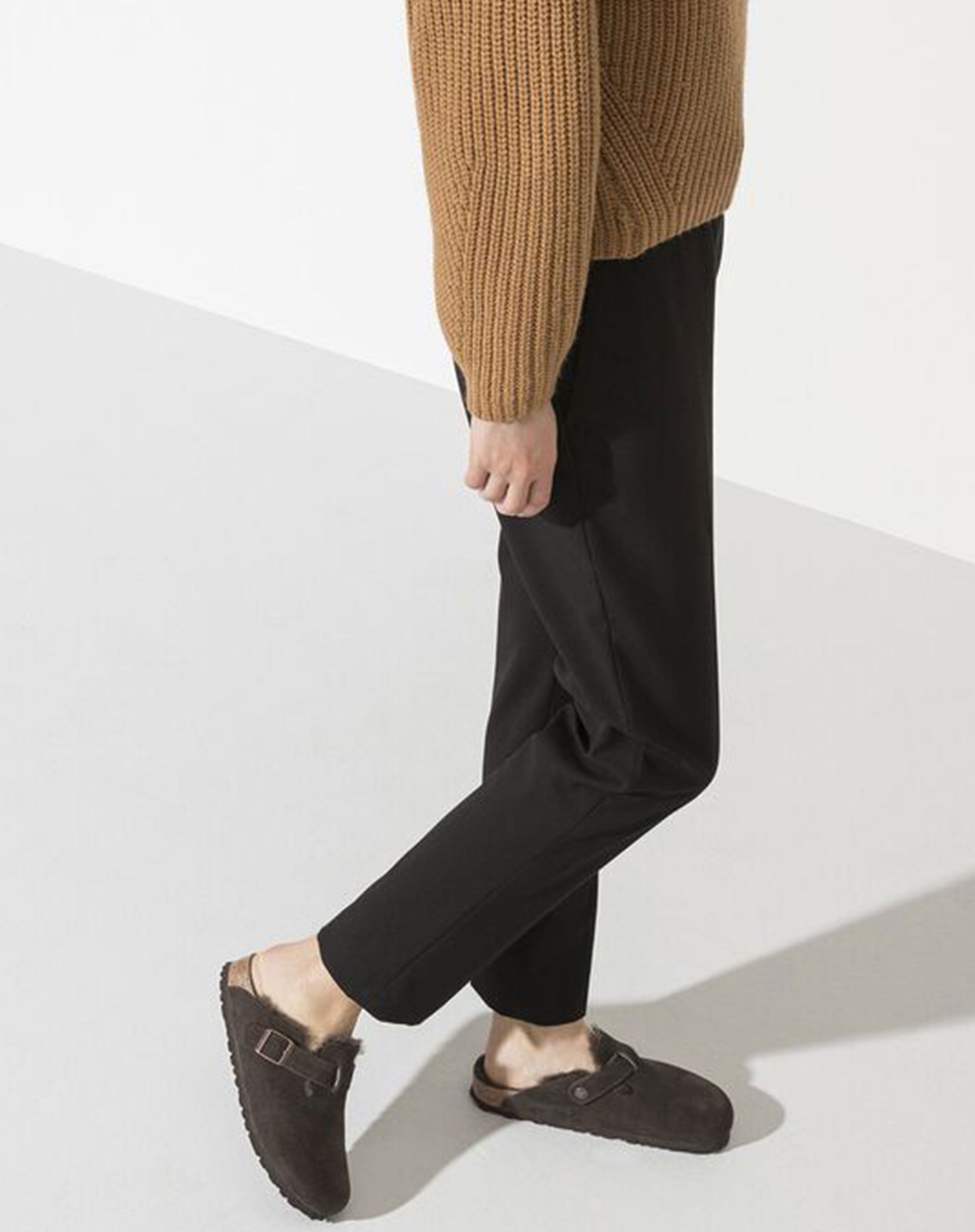 Boston Shearling Suede Leather - Mocca