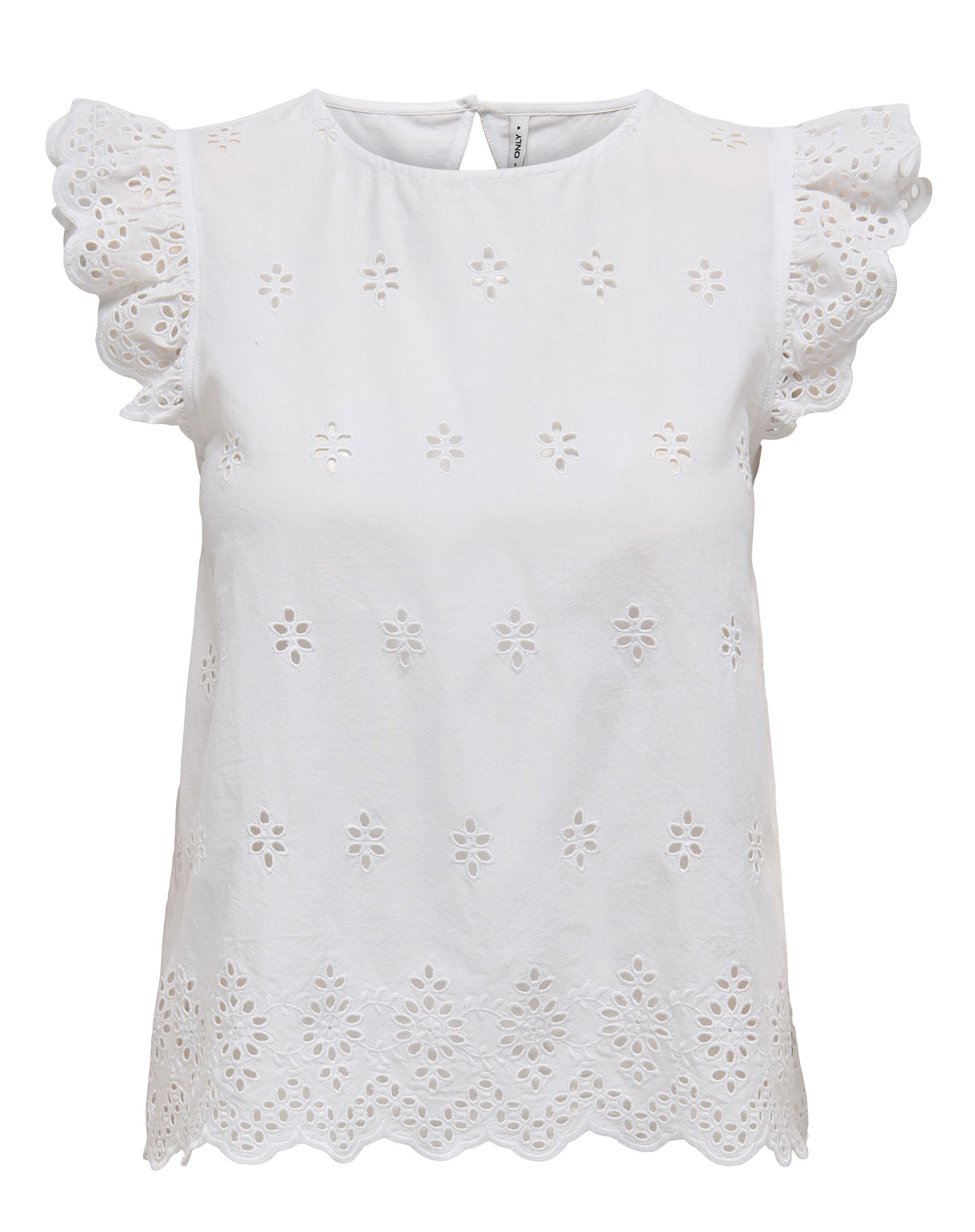 Lou Life Embroidery Open Back Top