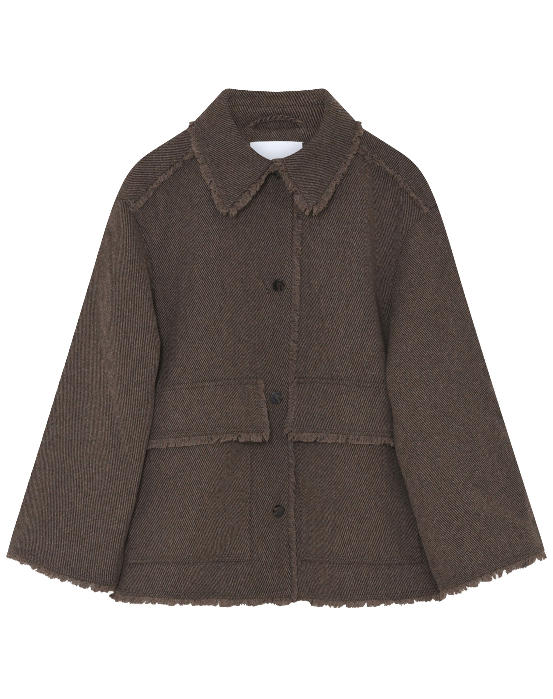 Harry Heavy Wool Twill Jakke - Chocolate Chip