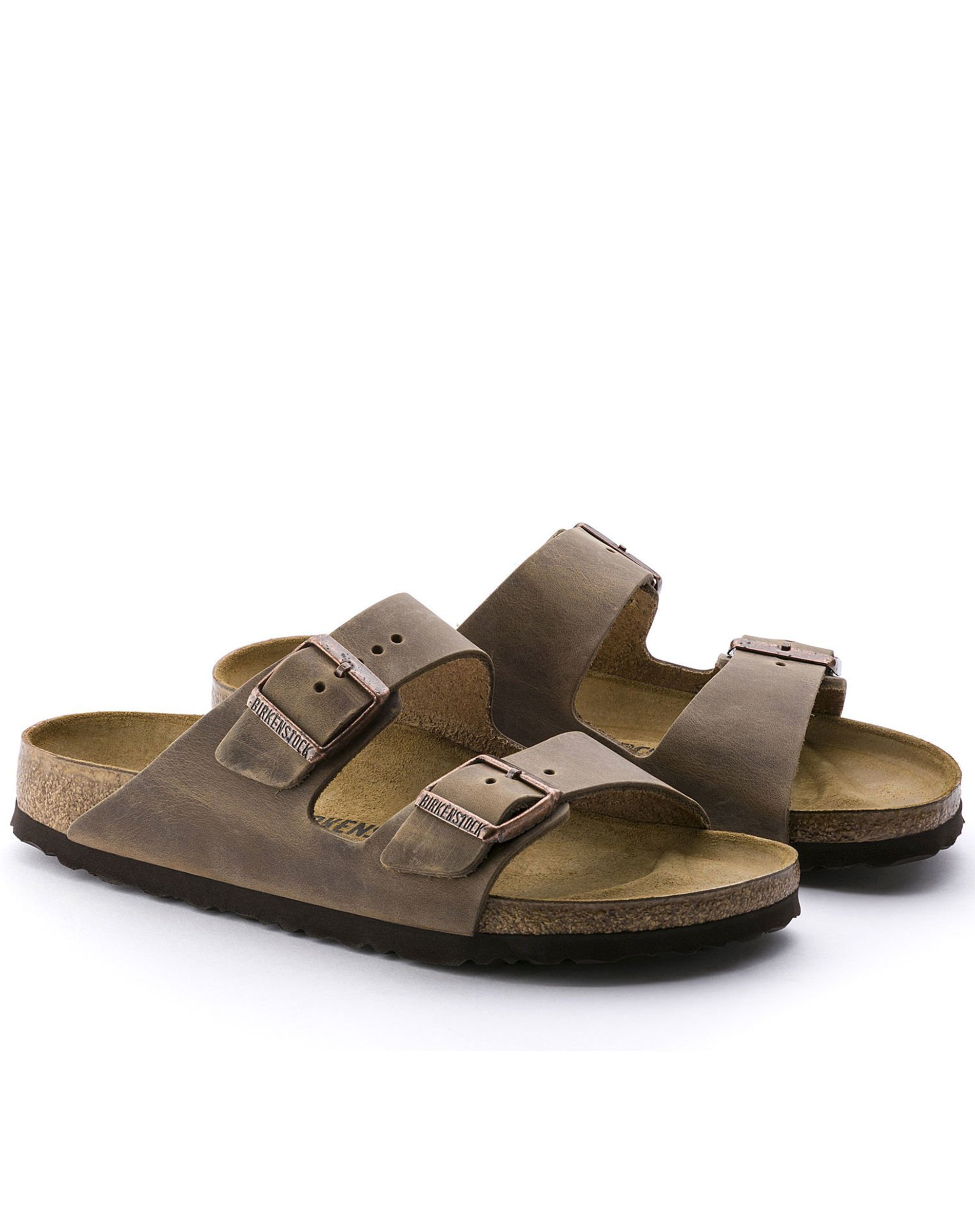 Arizona Oiled Leather Sandal - Tabacco Brown