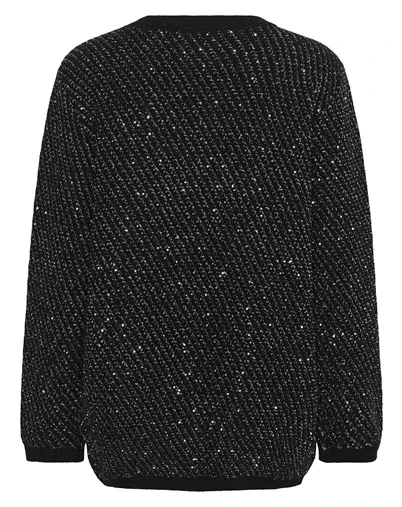 Gestuz - GZCosma Cardigan - Black with Lurex