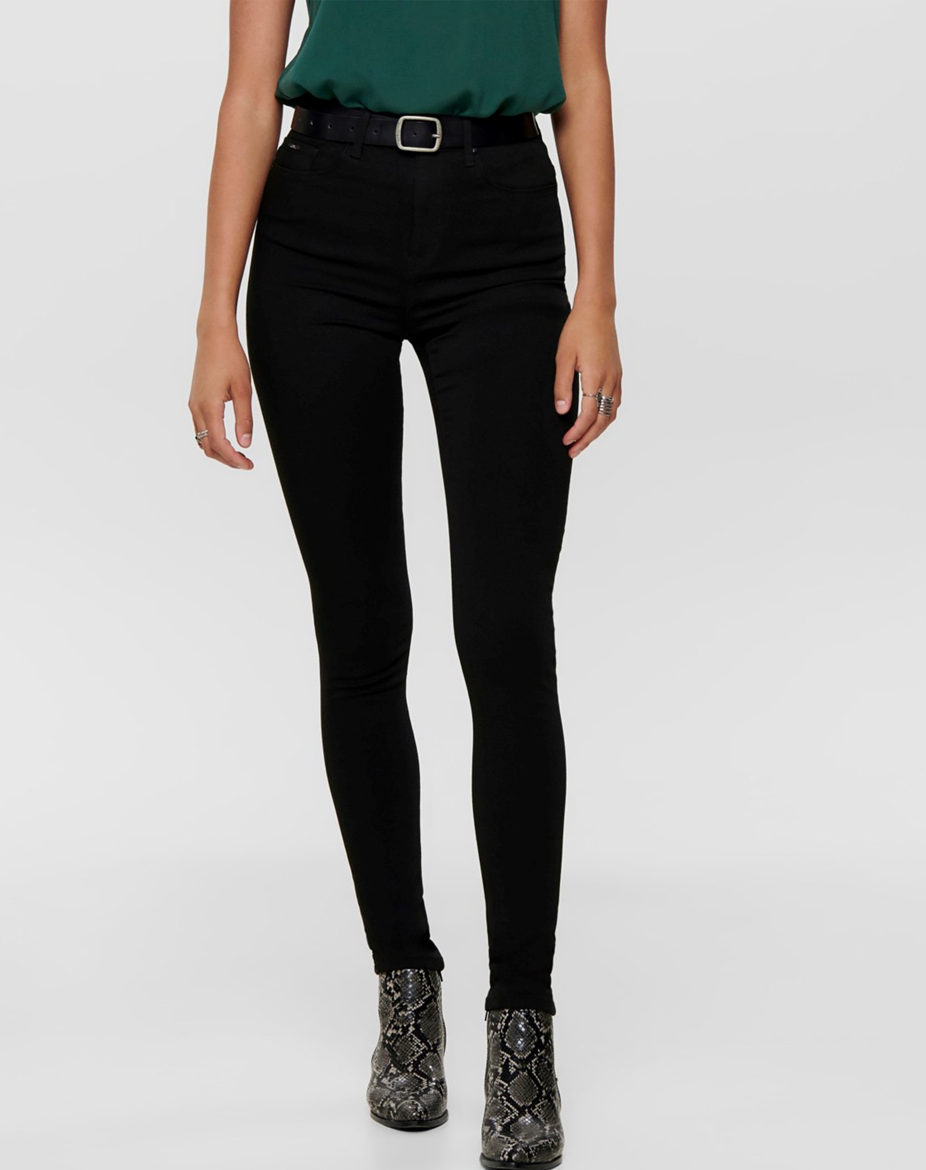 Forever Black Life Skinny Fit Jeans