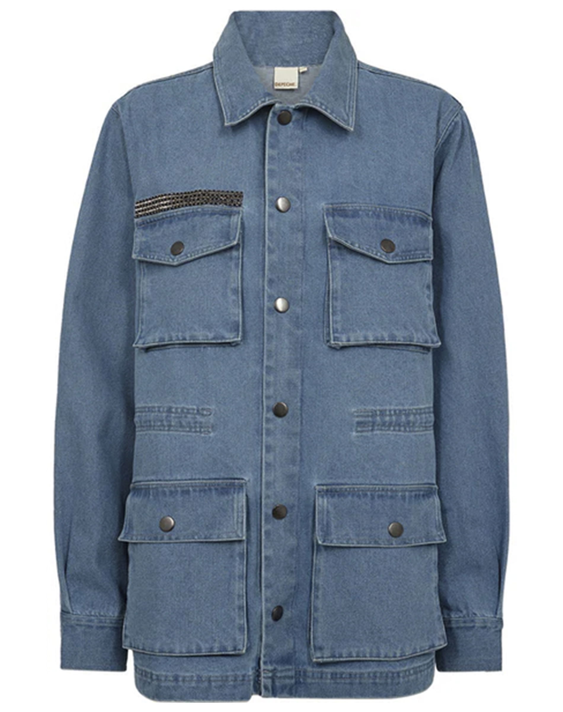 Lilly Denim Jakke - Blue