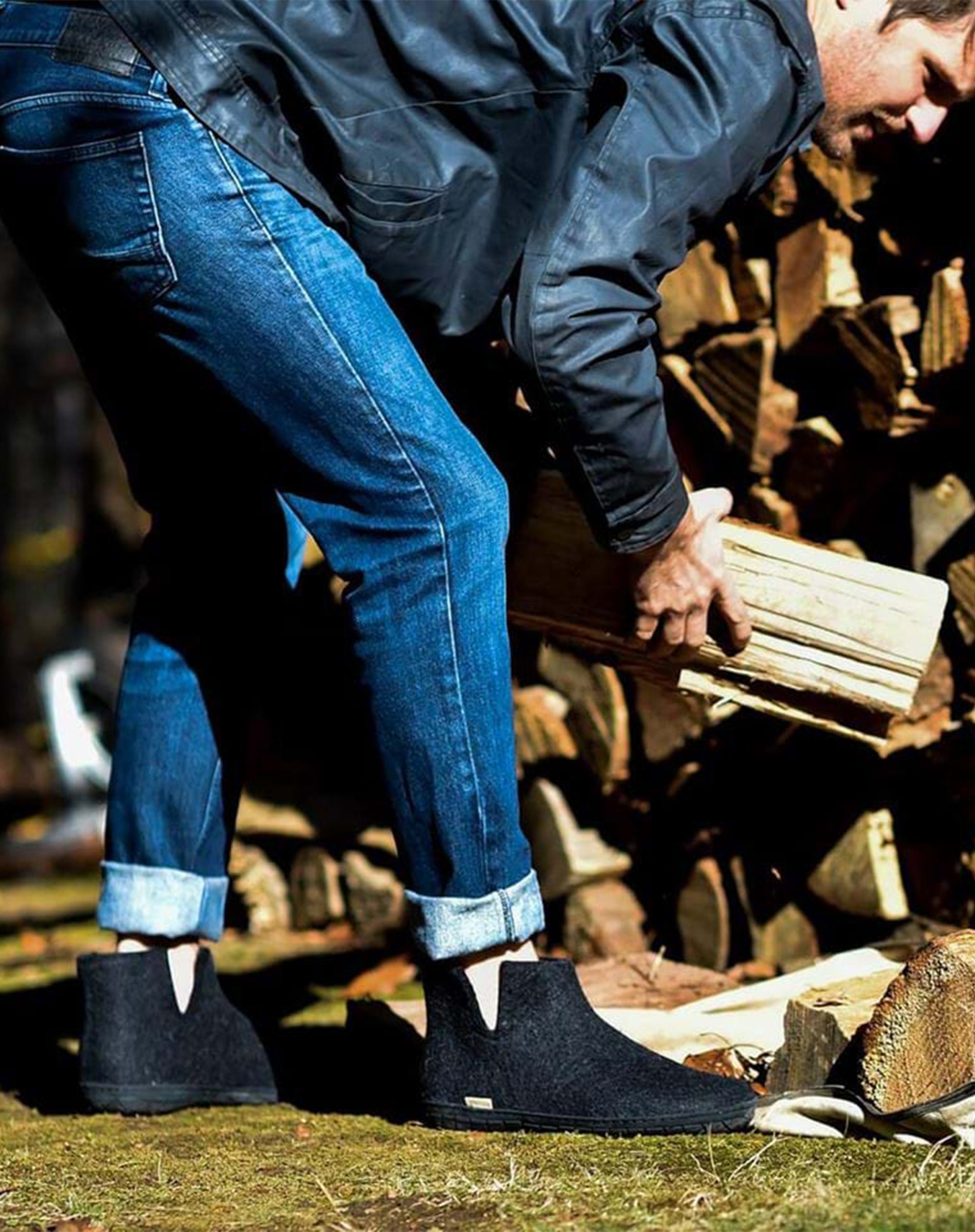 Lav Støvle - Koks - Naturgummisål