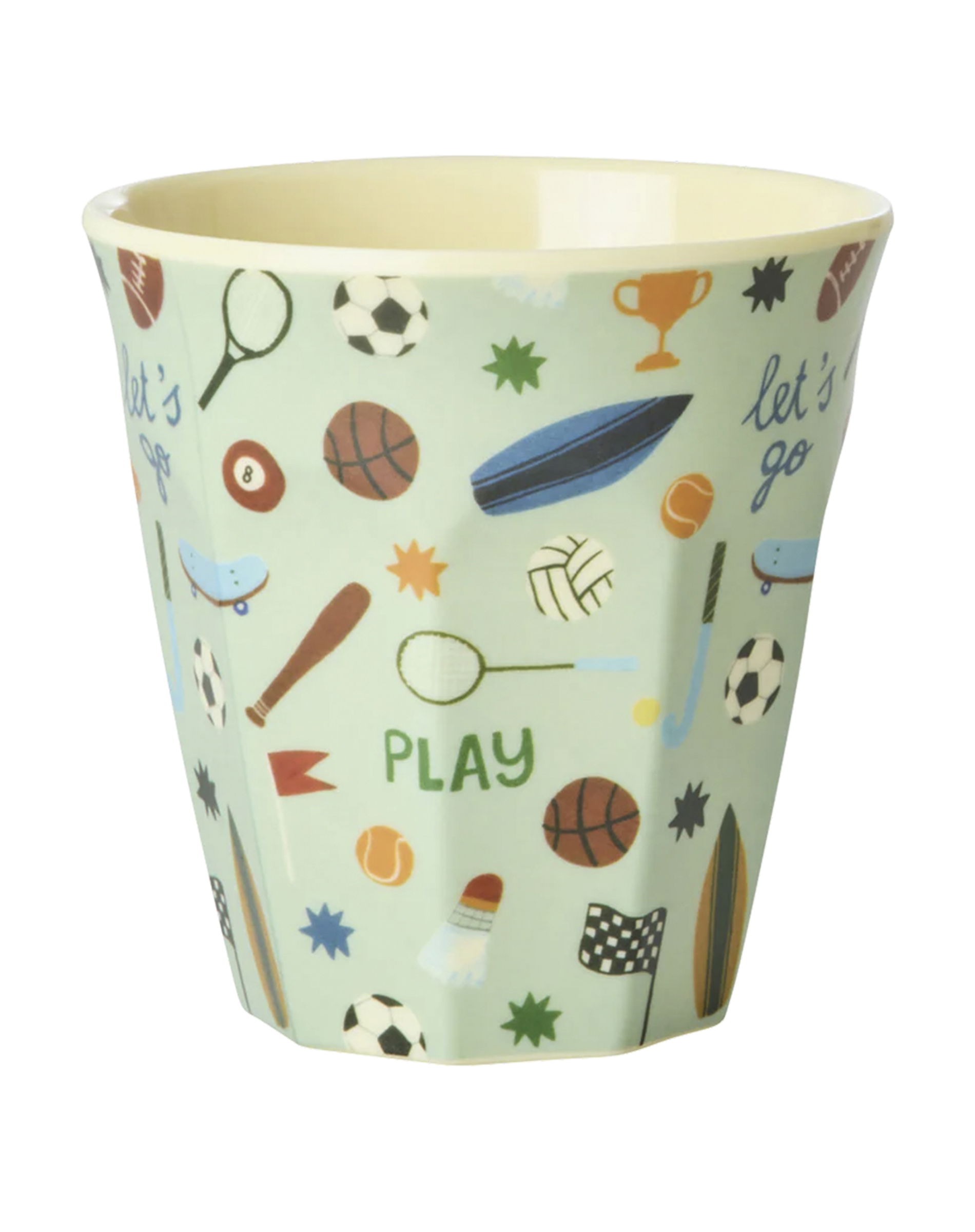 Mellem Børnekop - Sports Print - Lys Grøn