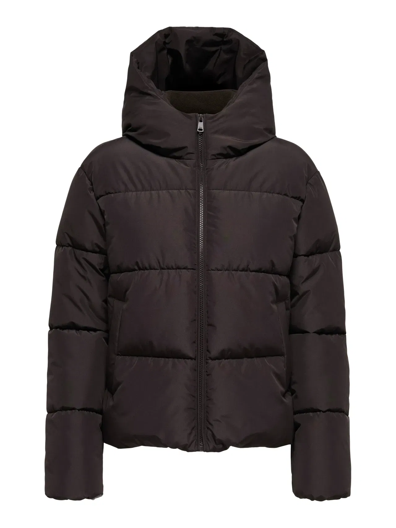ONLJuta Life Kort Puffer Jakke - Chocolate Torte