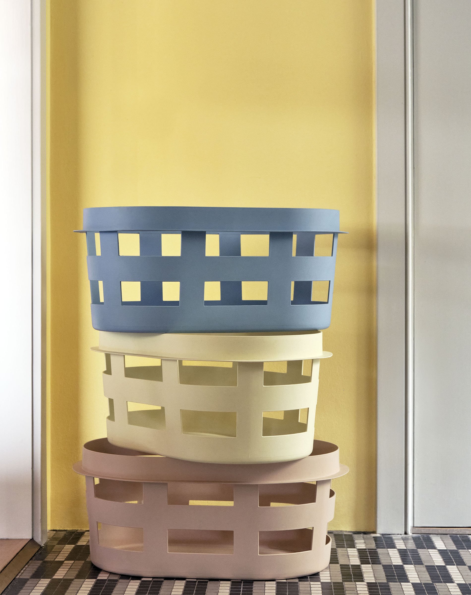 Vasketøjskurv S - Nougat