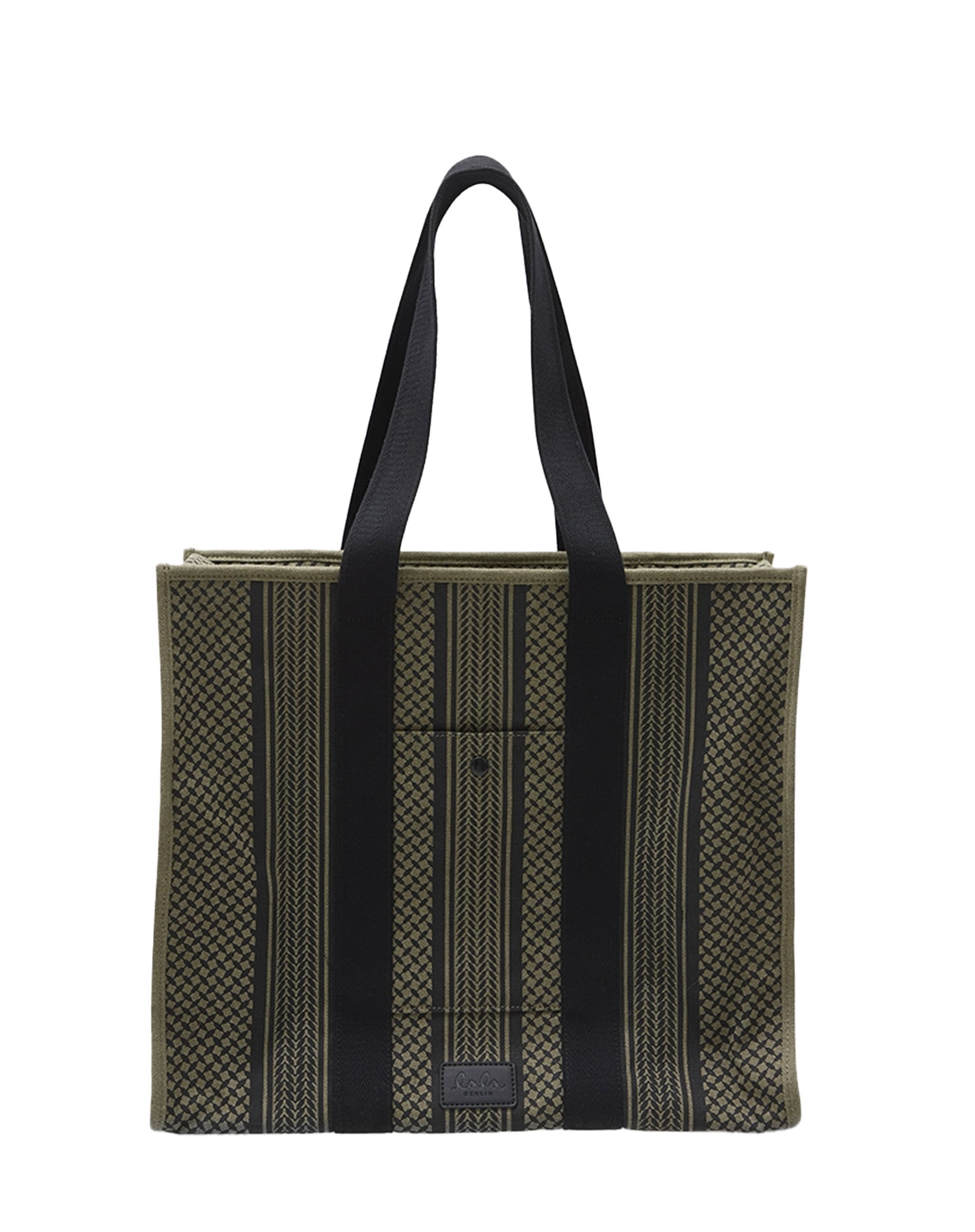 Mason Shopper Canvas Taske - Olive/Black