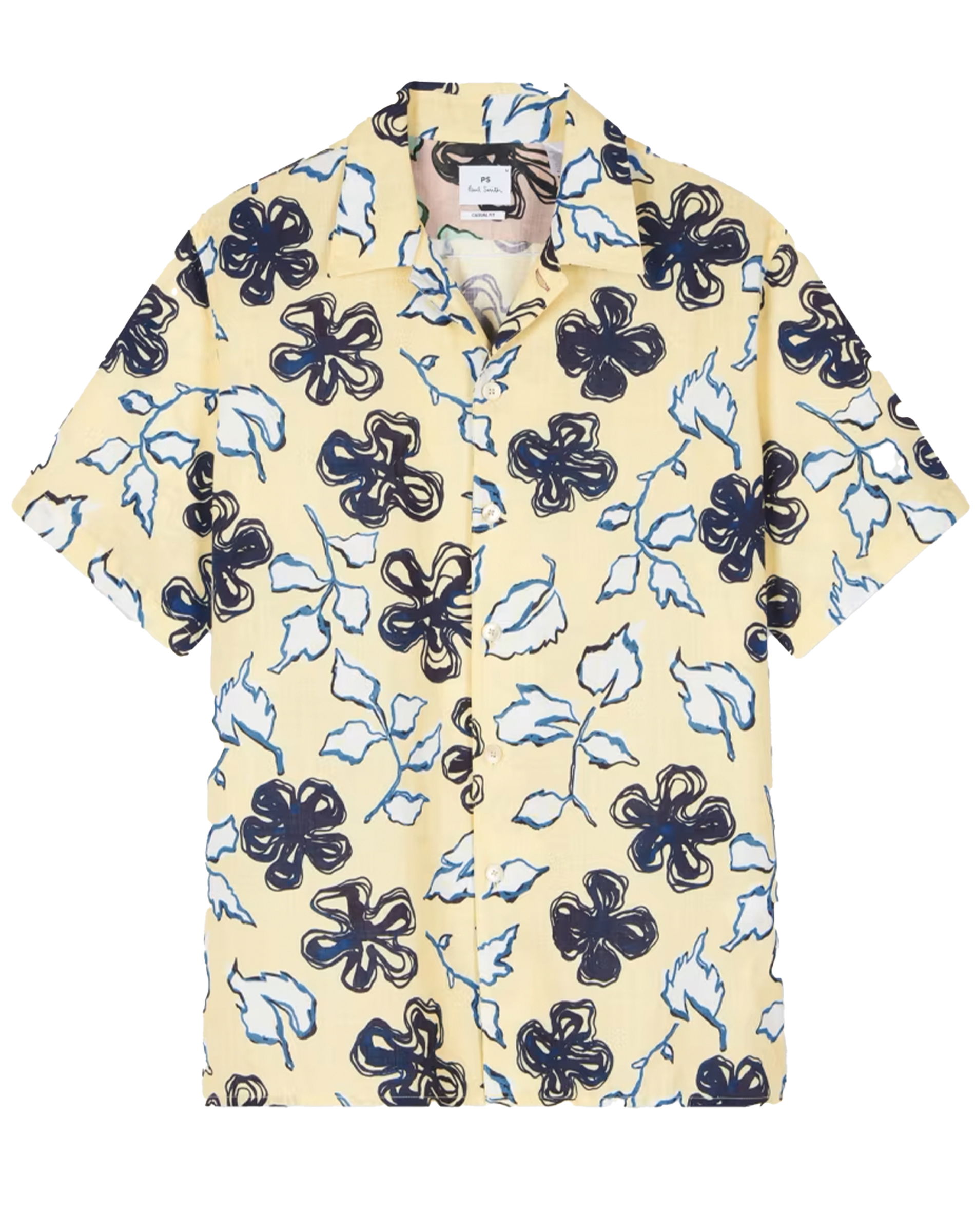 Casual Fit Flower Skjorte 