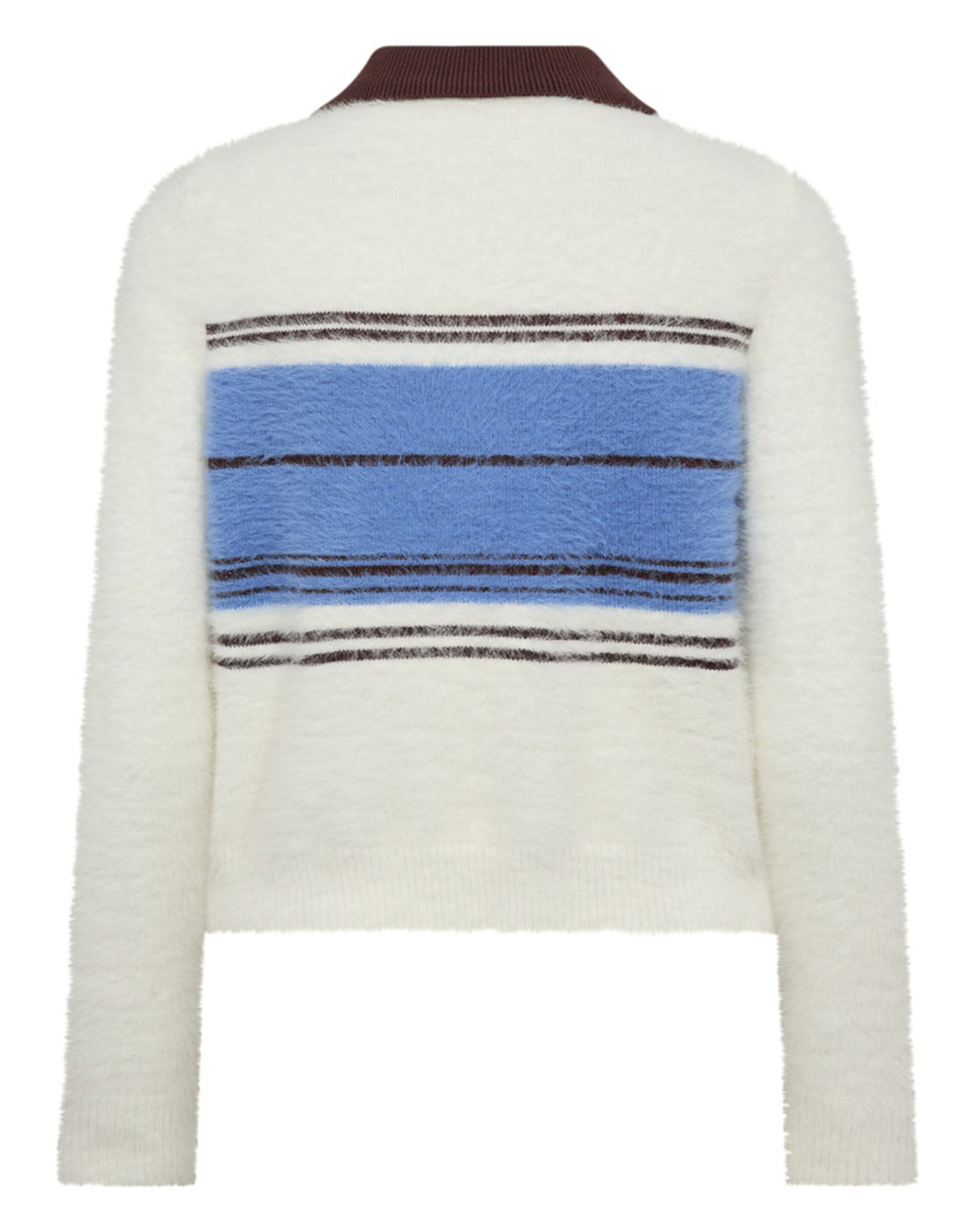 Tory CC Stripe Zip Strik - Off White