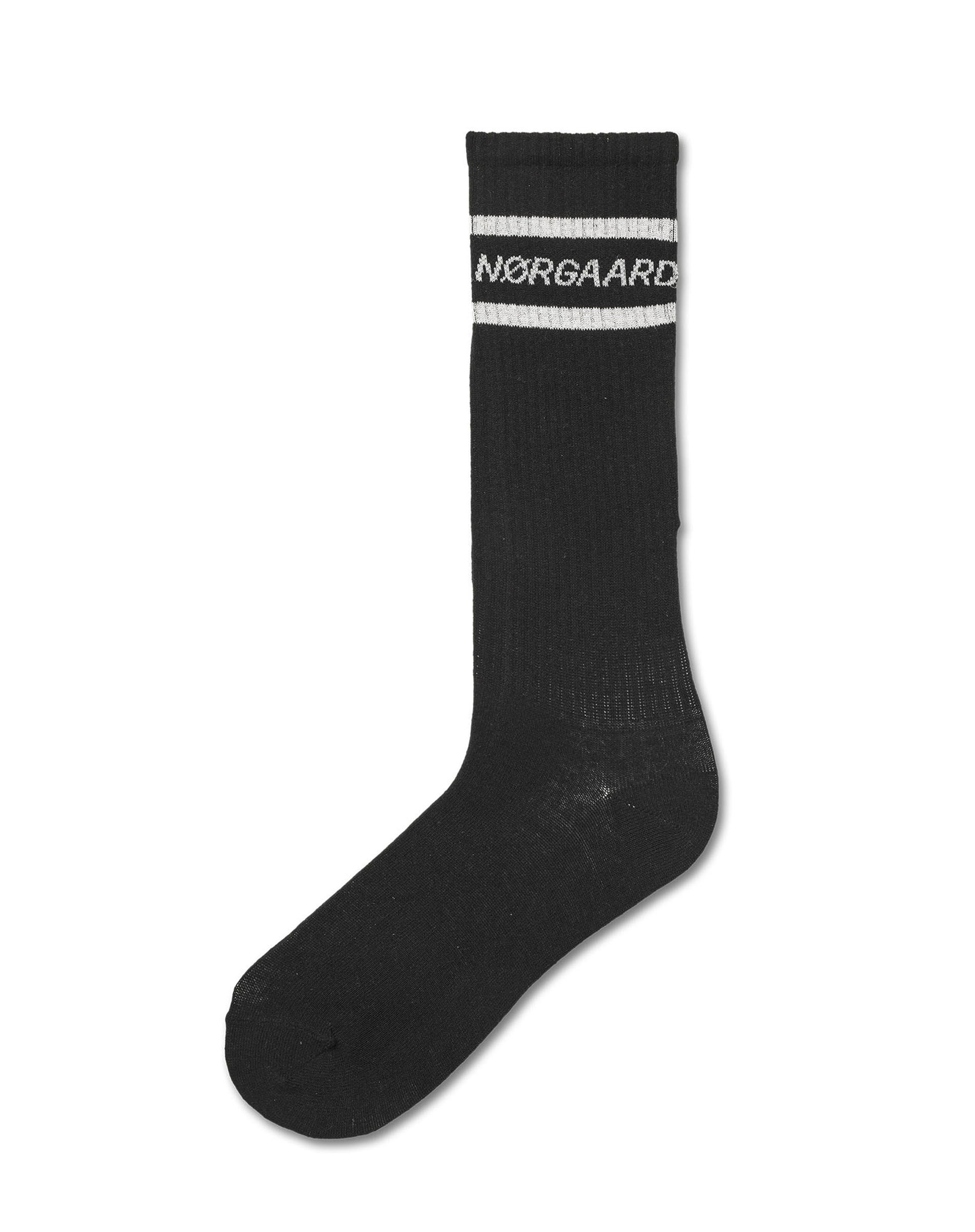 Single Sport Logo Strømper - Black