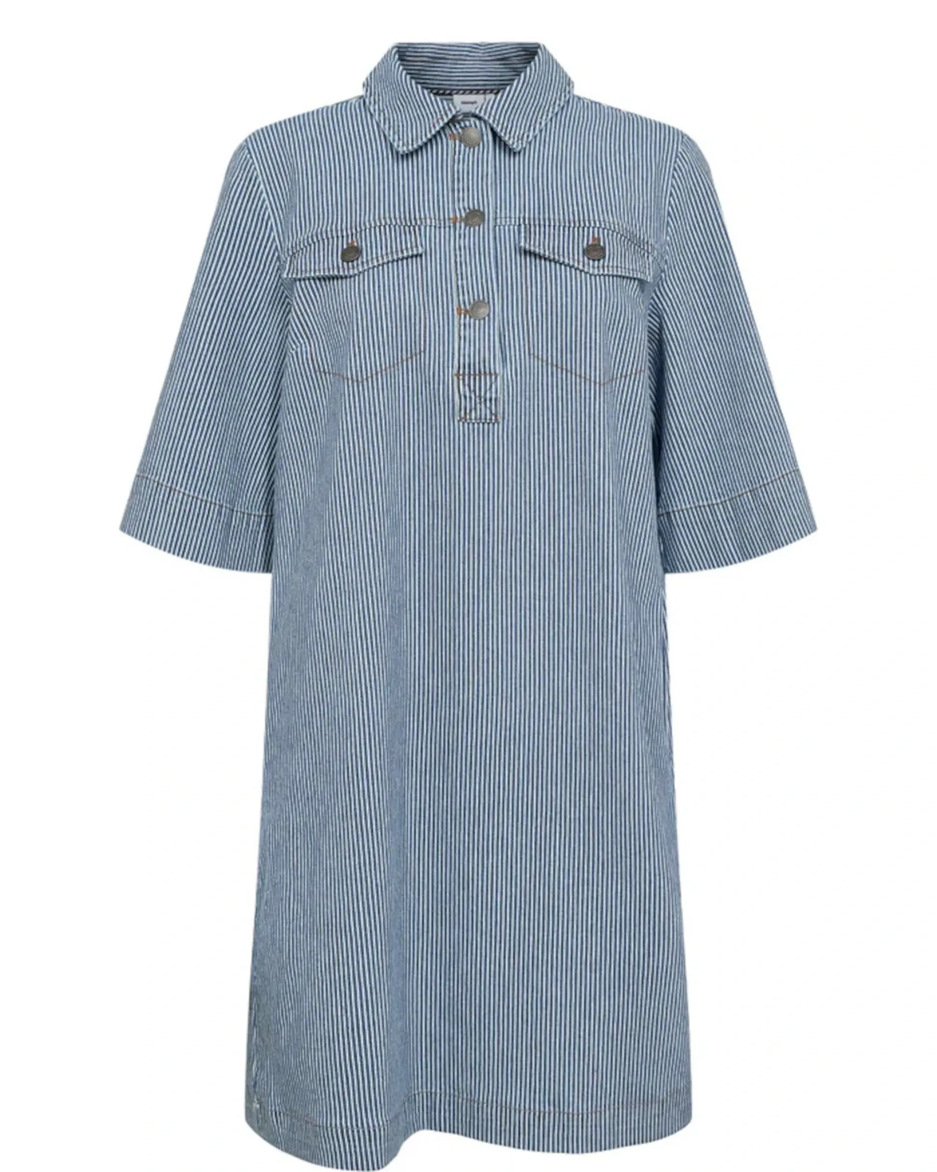 Nuerina Kjole - Medium Blue Denim