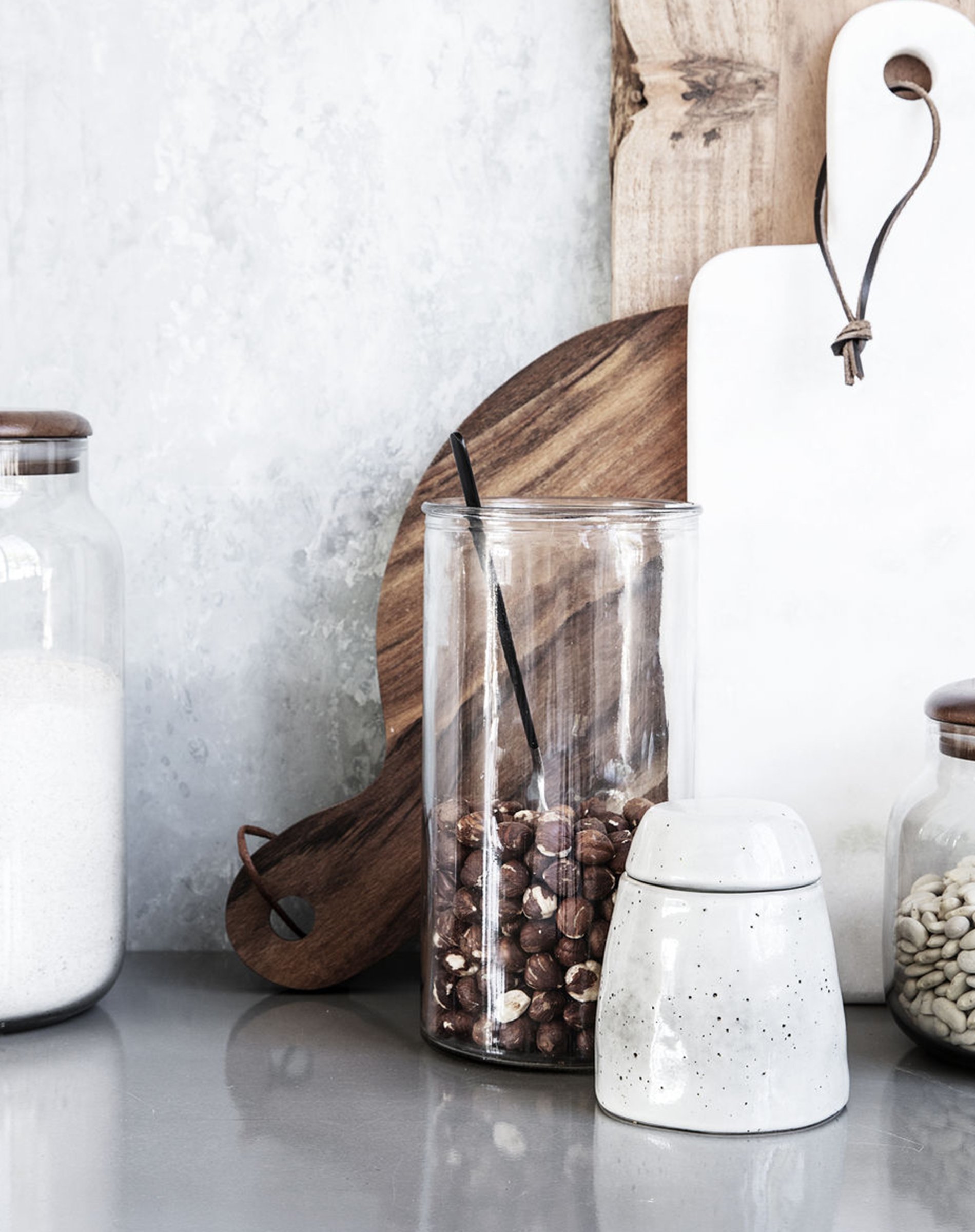 Sukkerskål - Rustic - Grey/Blue