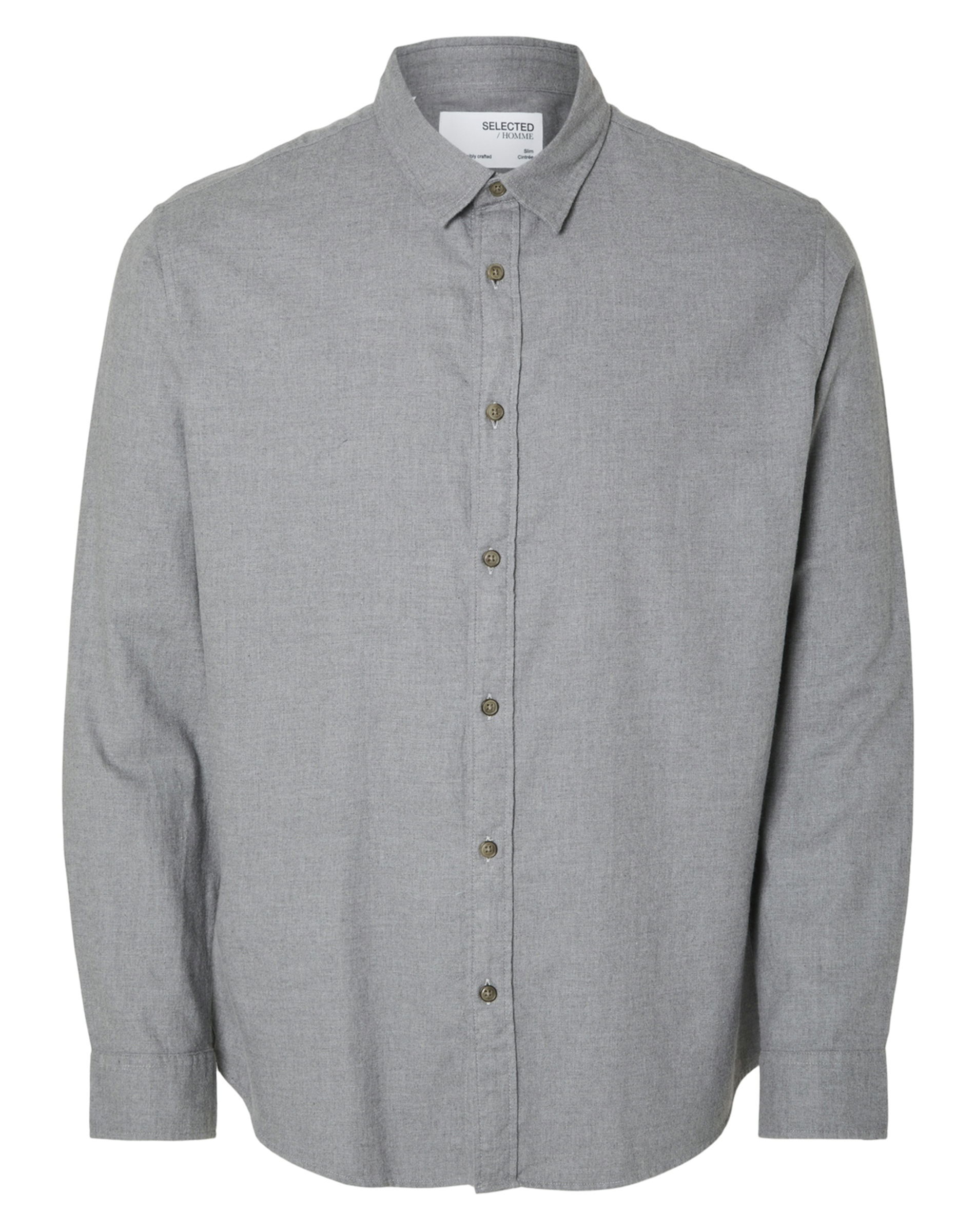 Owen Slim Brushed Skjorte