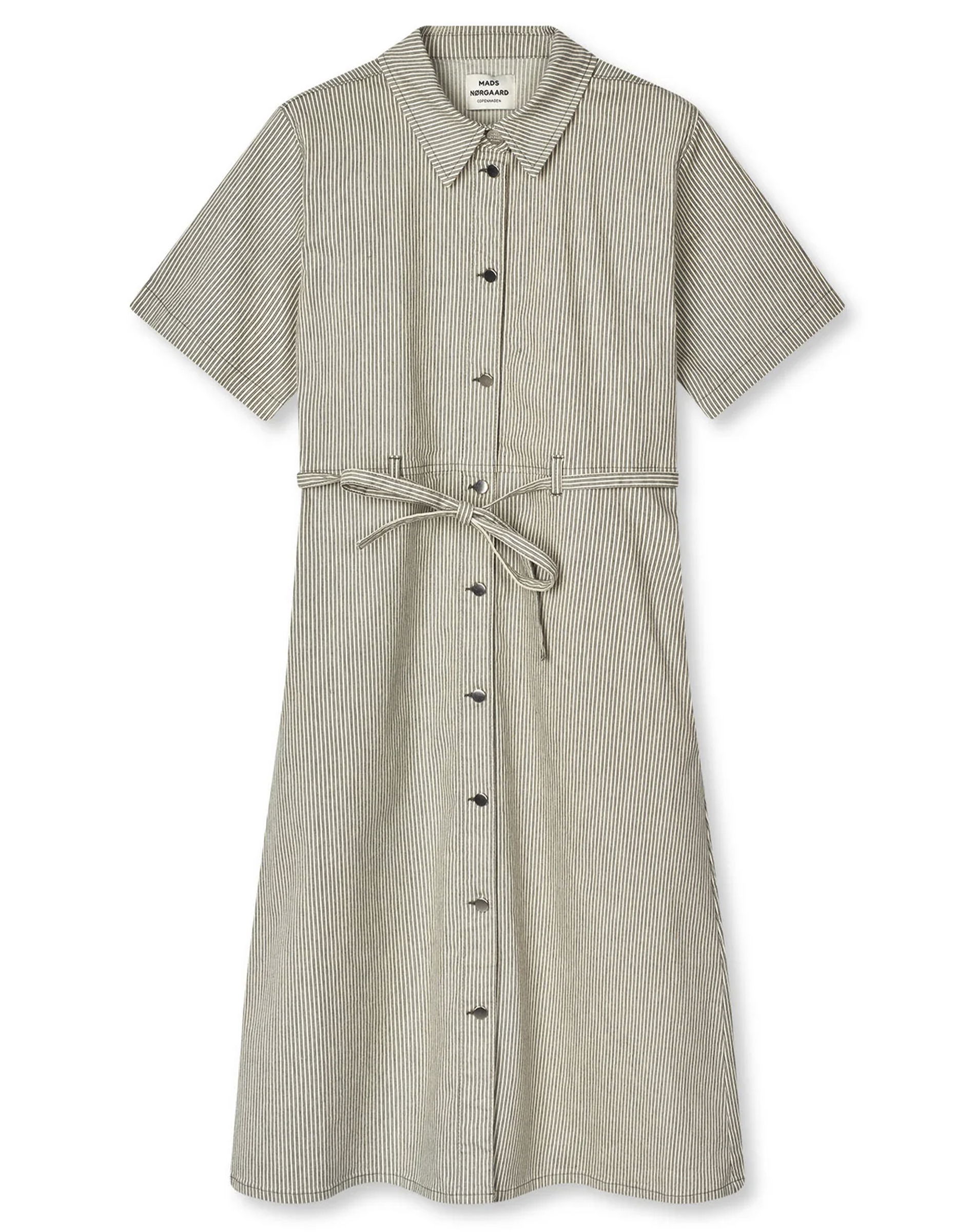 Bromi Svana Kjole - Four Leaf Clover/Whitecap Grey