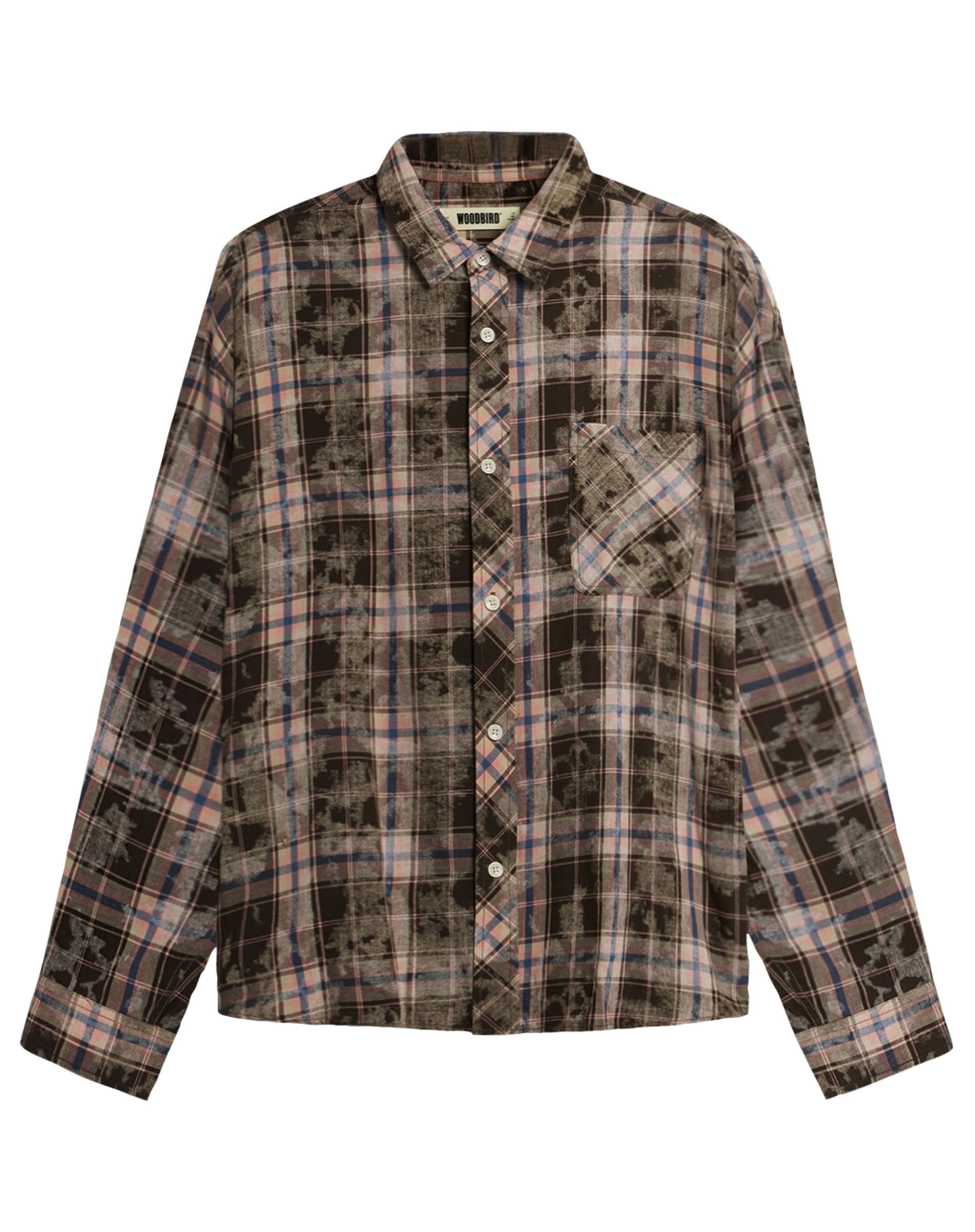  WBJong Check Skjorte - Brown/Check