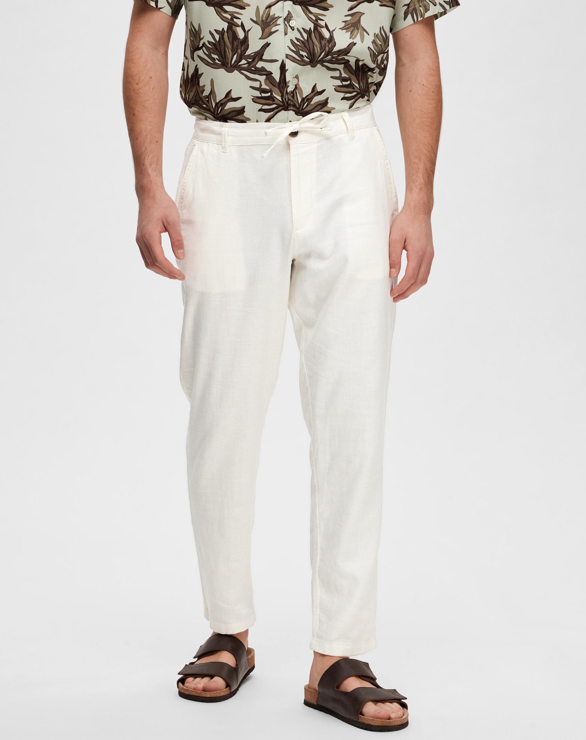 Slim Tape Brody Linen Bukser