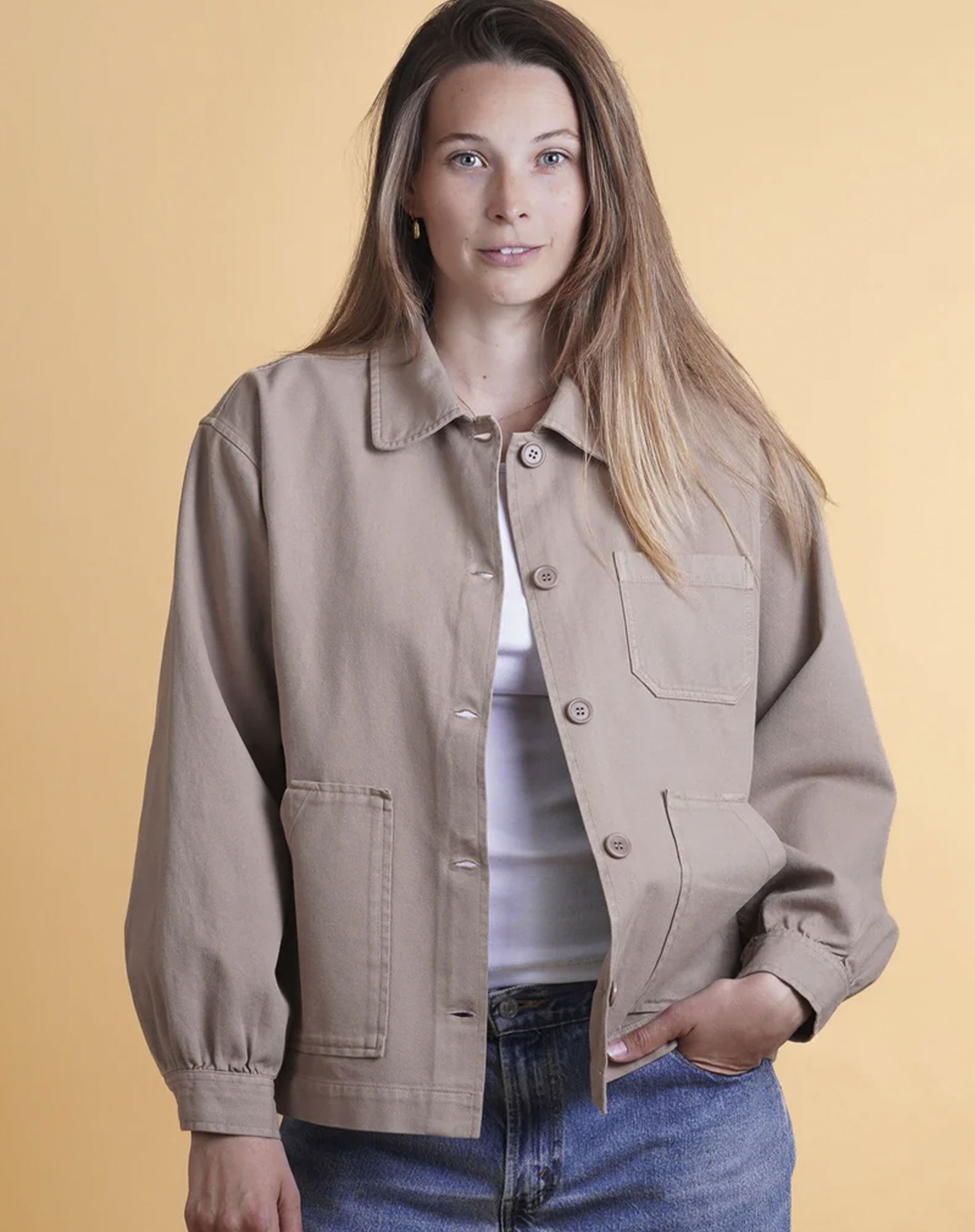 Womans Twill Overshirt 