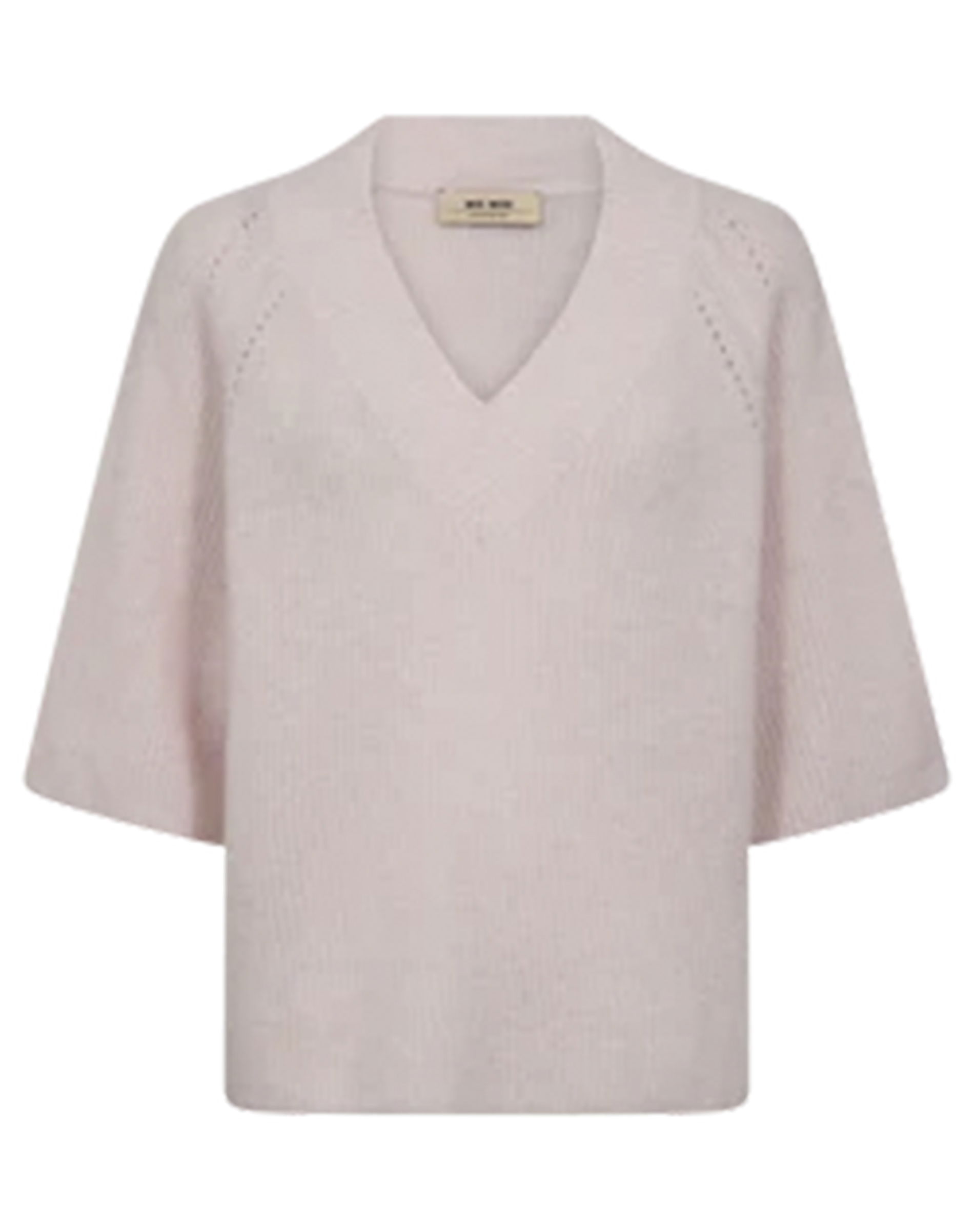 MMTaci 3/4 V-Neck Strik - Ballet Slipper