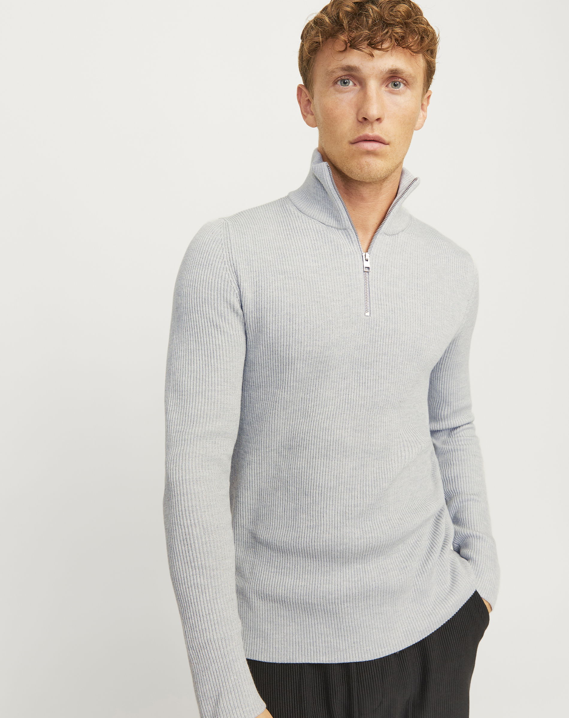 JJEPerfeck Half Zip Strik 