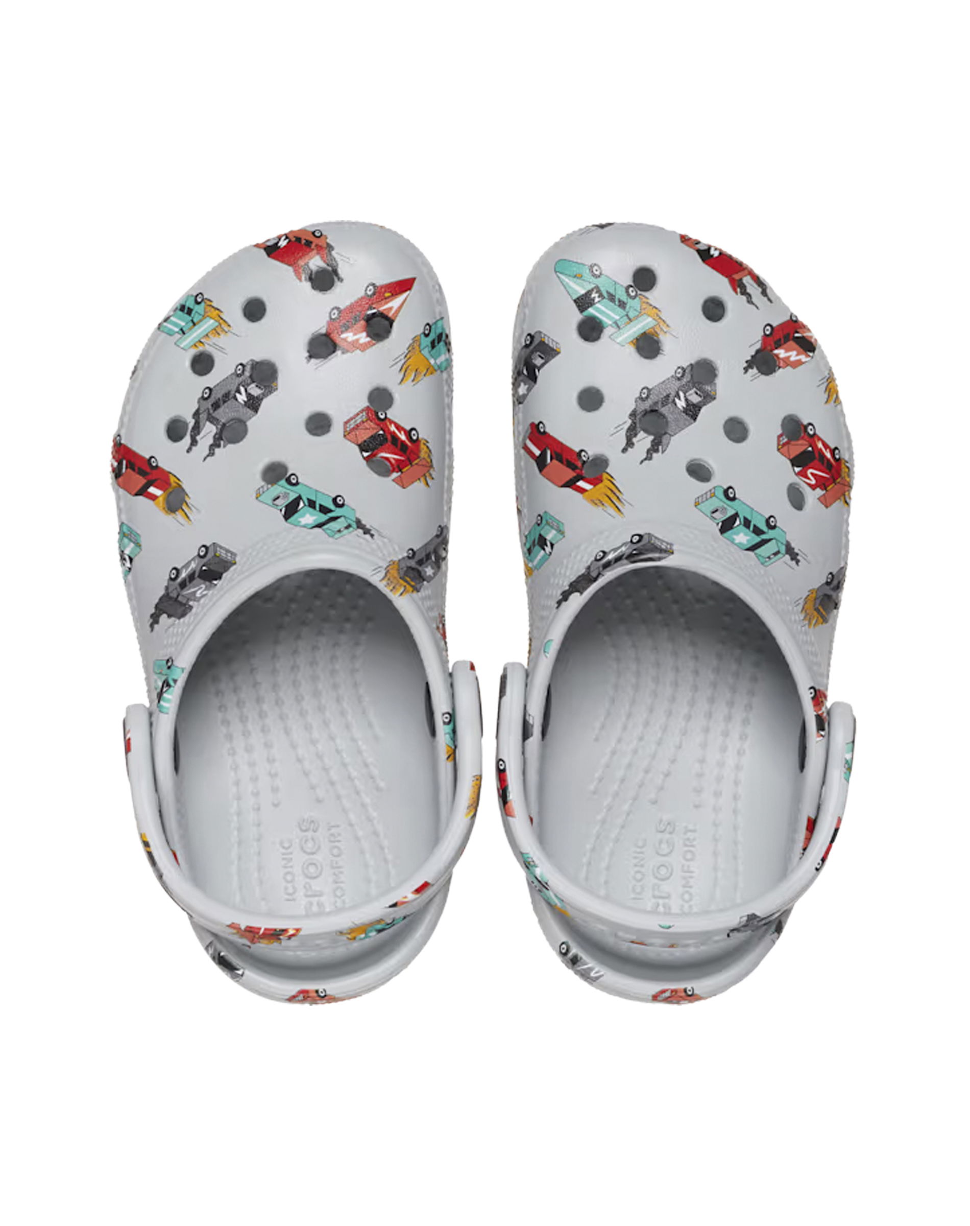 Classic Race Cars Graphic Clog