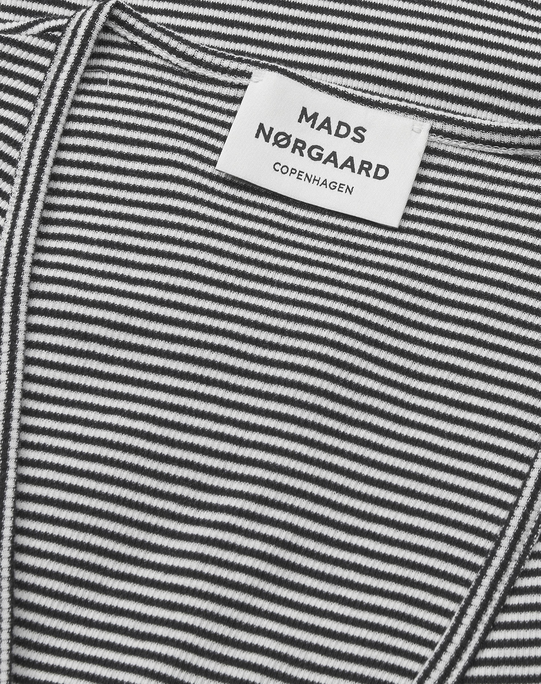 2x2 Cotton Stripe Susi Bluse - Black/Vanilla Ice