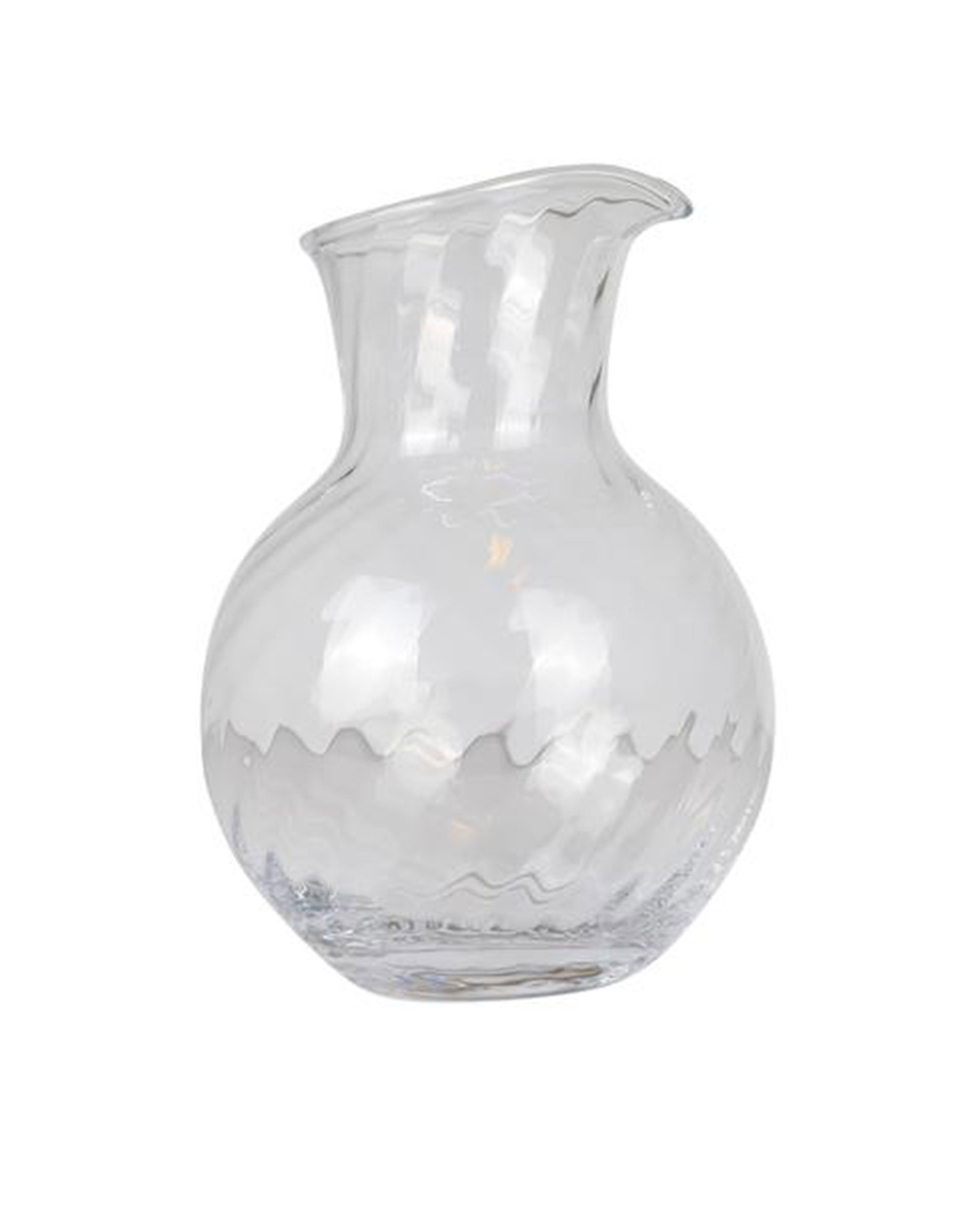 Meadow Pitcher No. 1 - Swirl - Clear