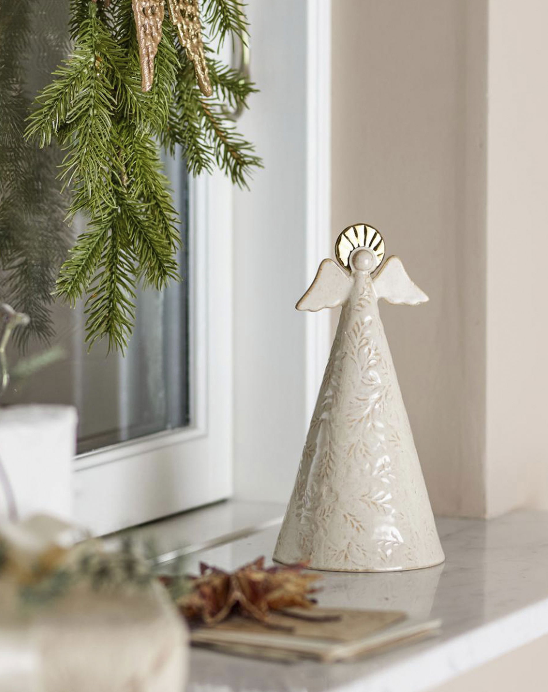 Liza Deko Juleengel - Natur Stentøj