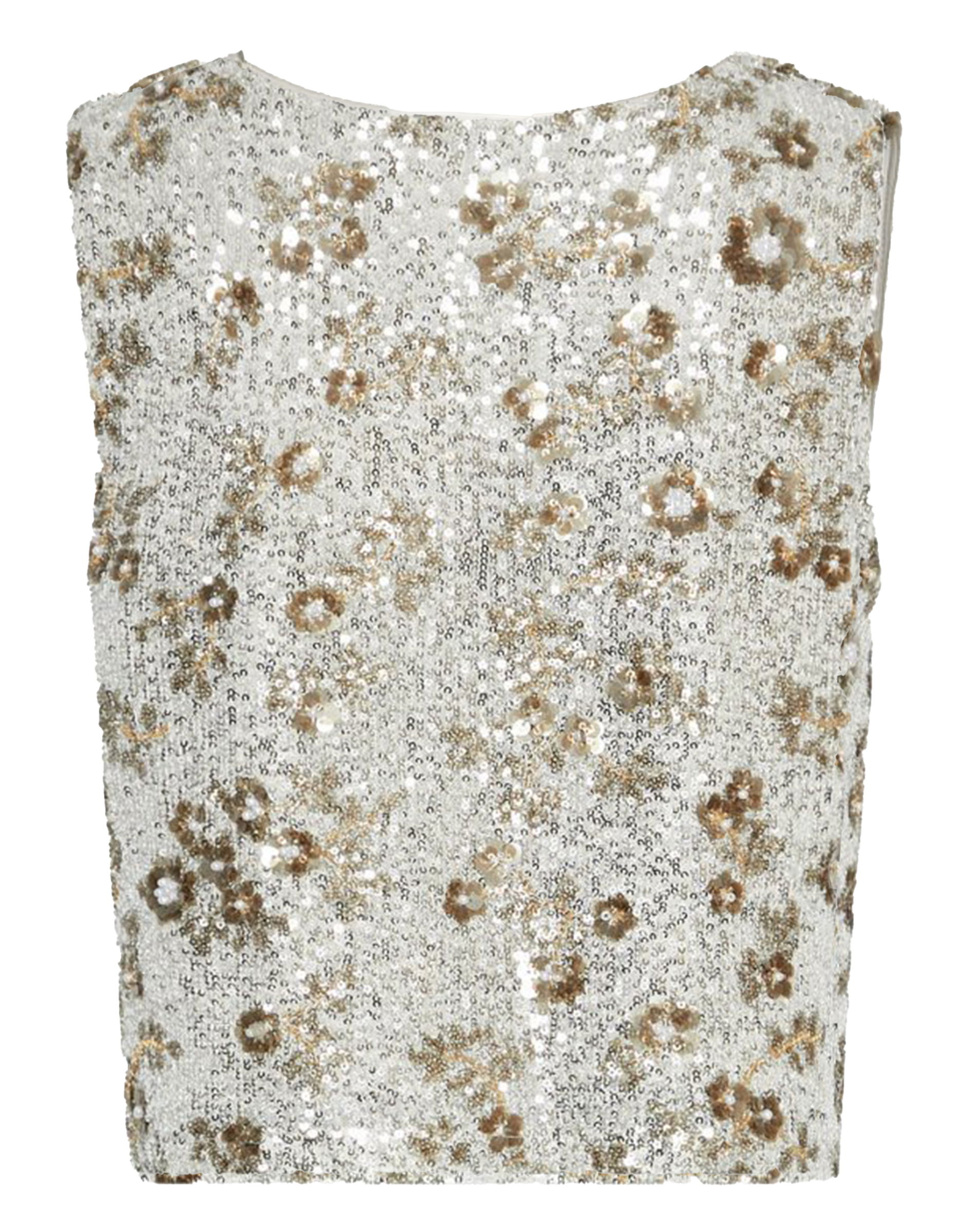 MSCHMagnolia SL Top - Silver/T Coco