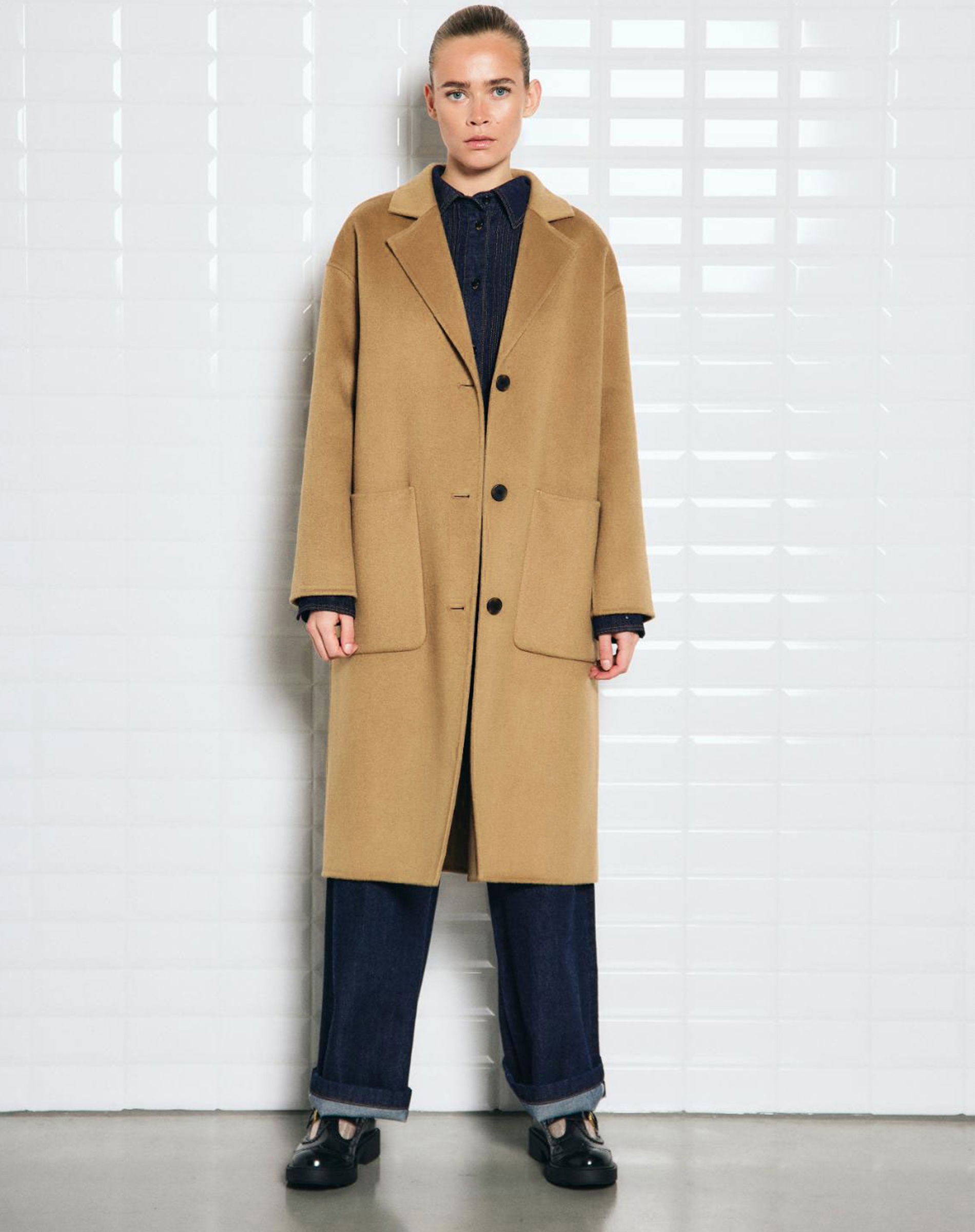 Celine WBL Wool Frakke - Camel