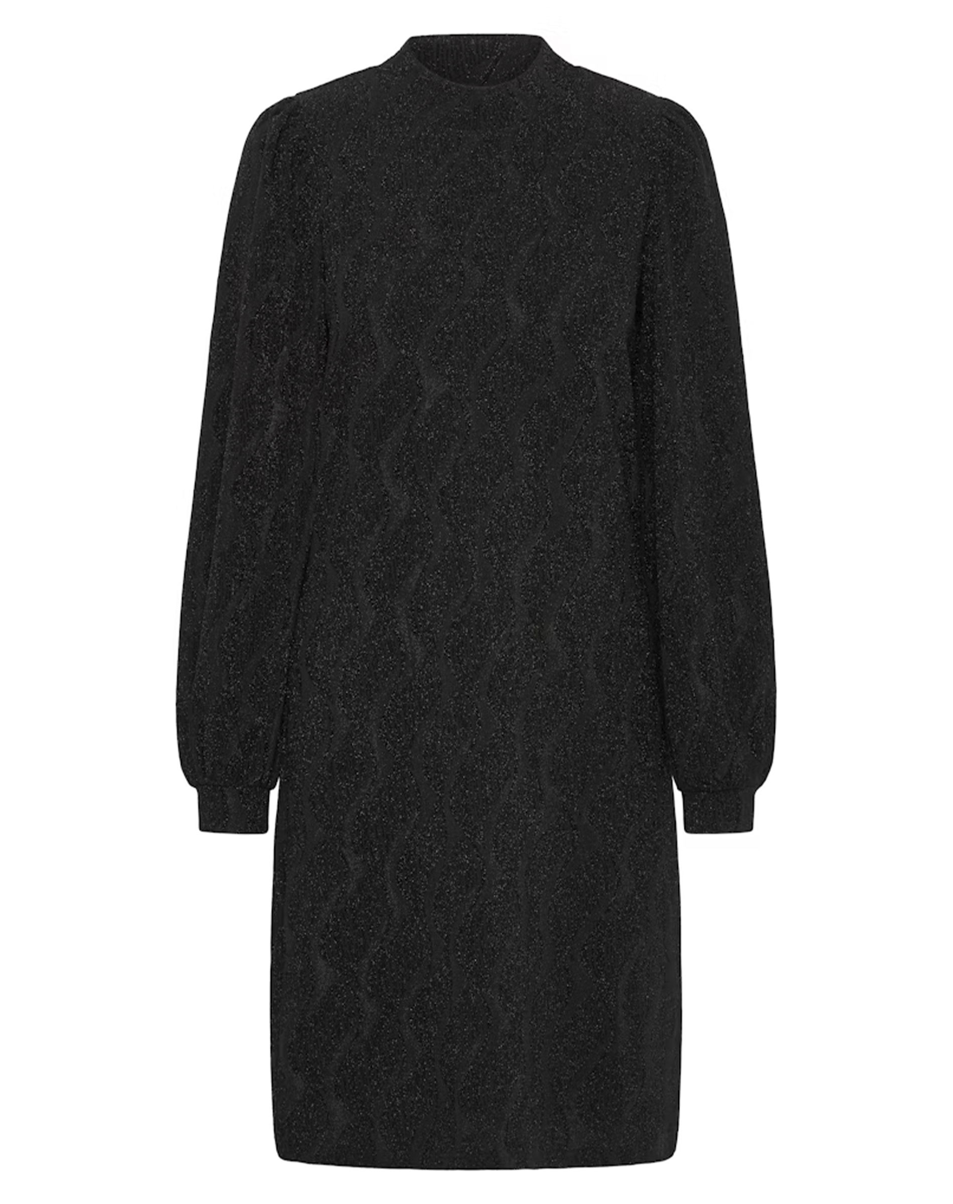 FRAvalon Kjole - Black Jacquard