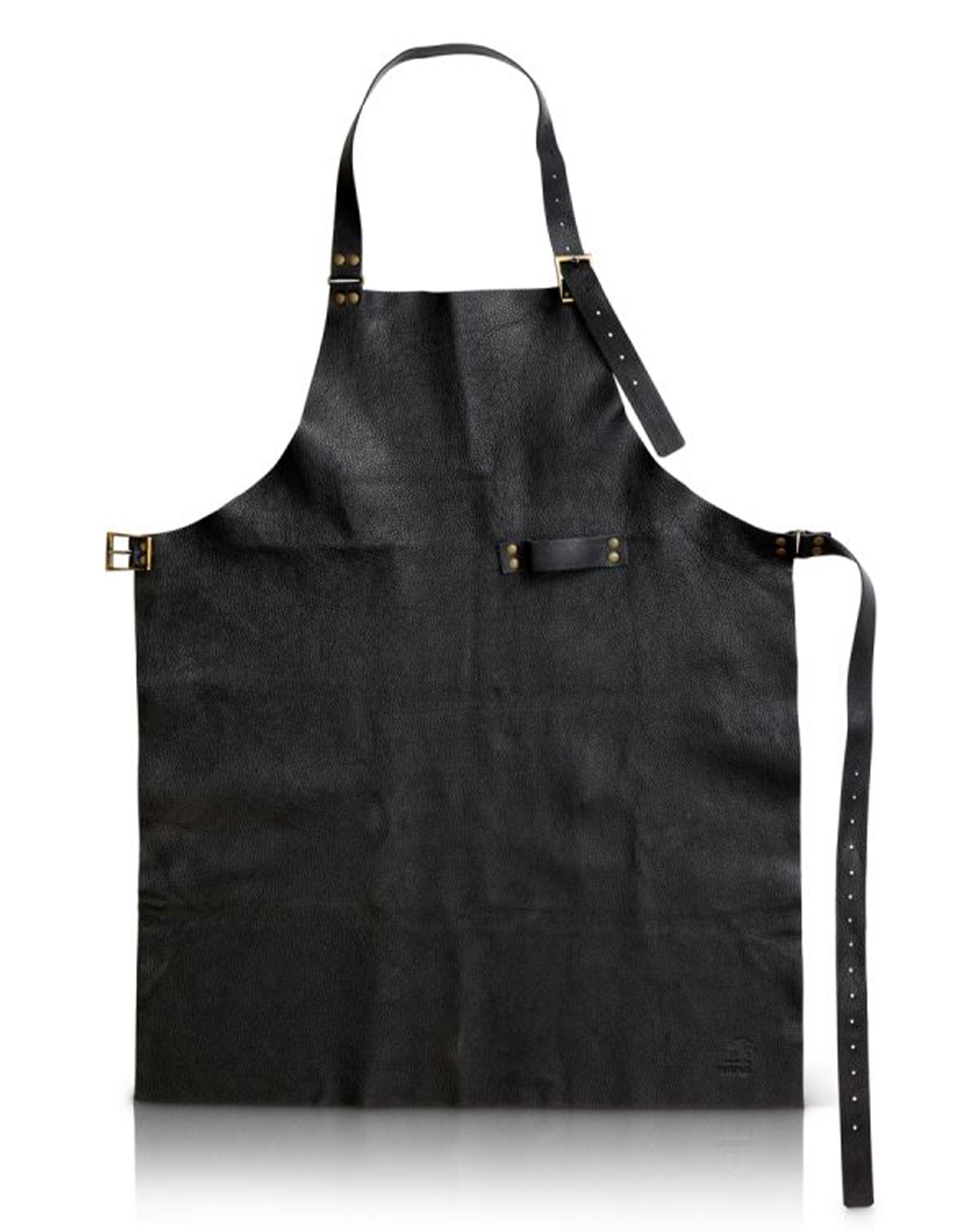 Forklæde 100% Kernelæder - Sort