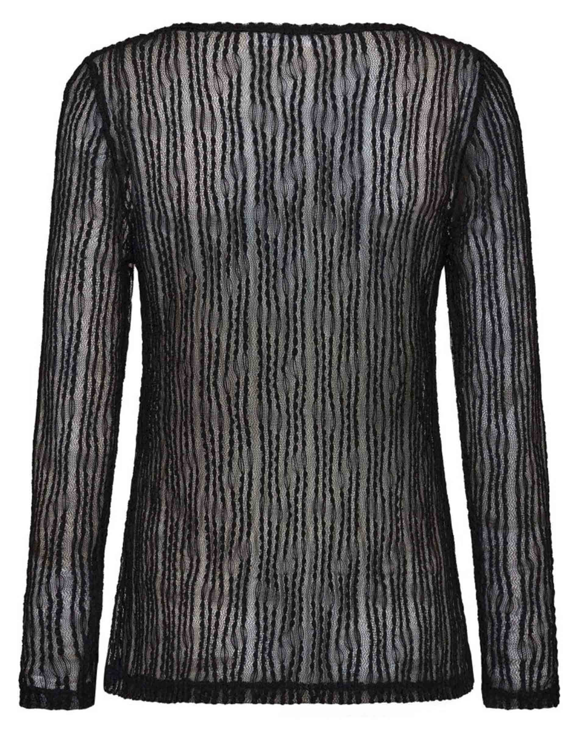 Barb CC Oneck Bluse - Black