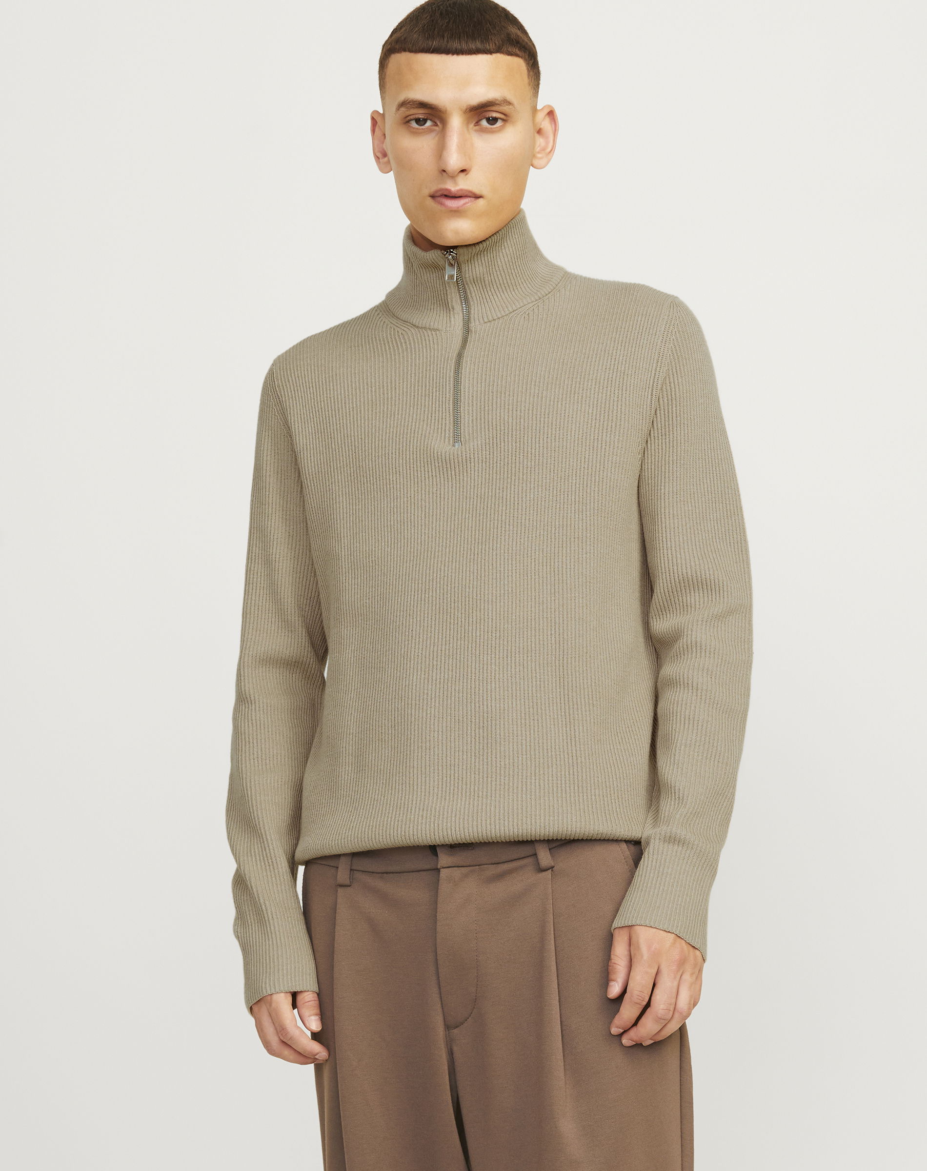 JJEPerfeck Half Zip Strik 