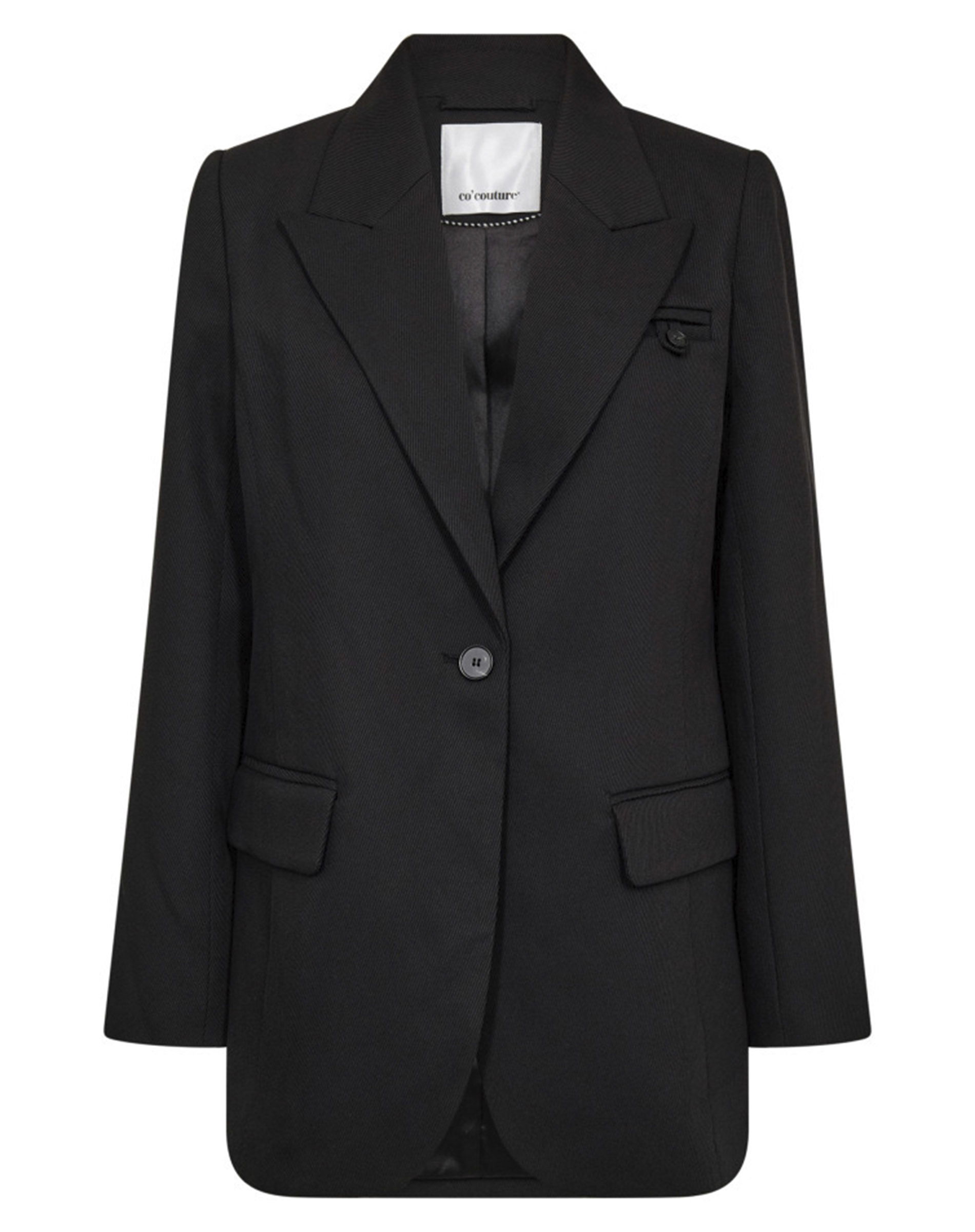 Almira CC Fitted Blazer - Black