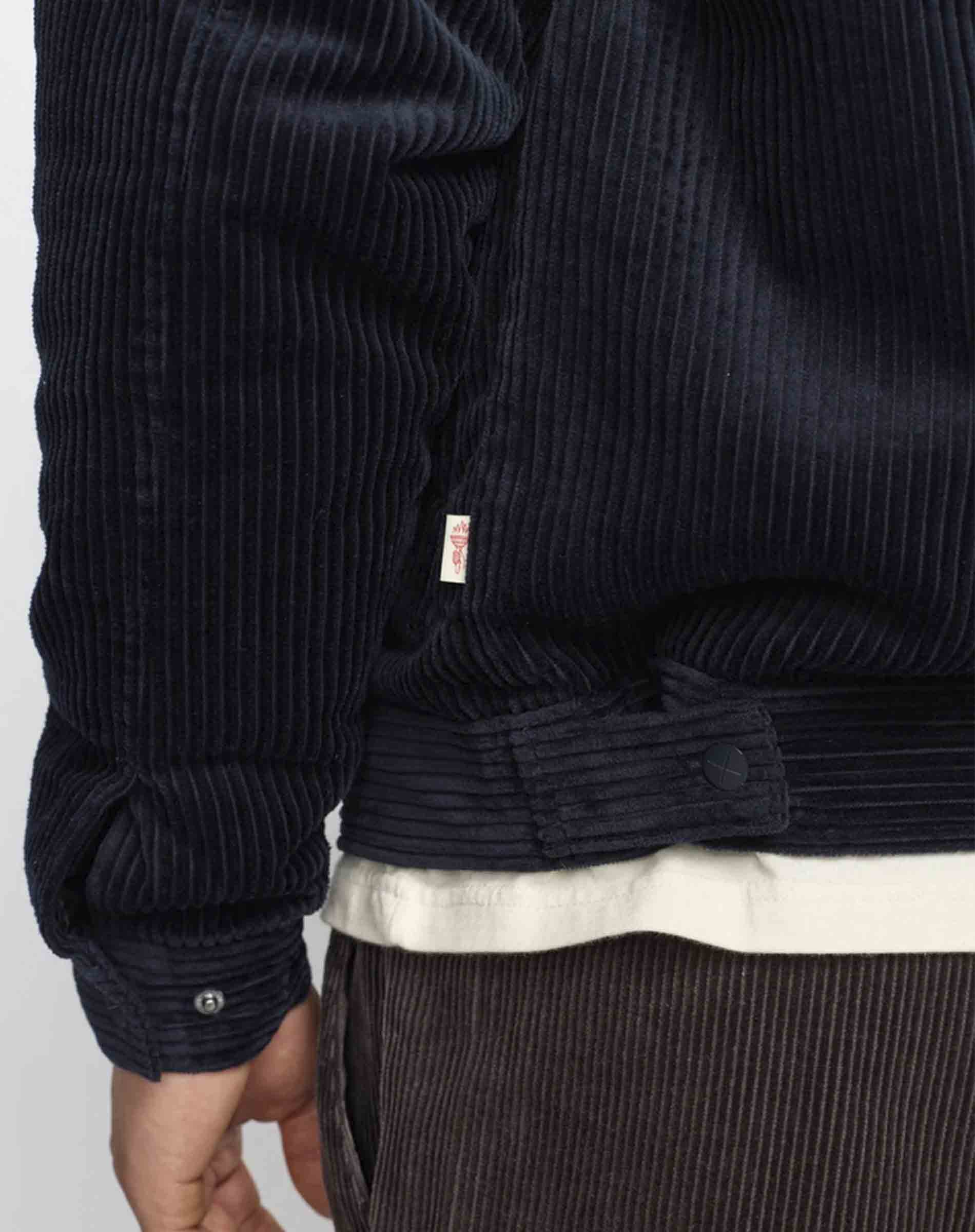 Padded Corduroy Jakke - Dark Navy