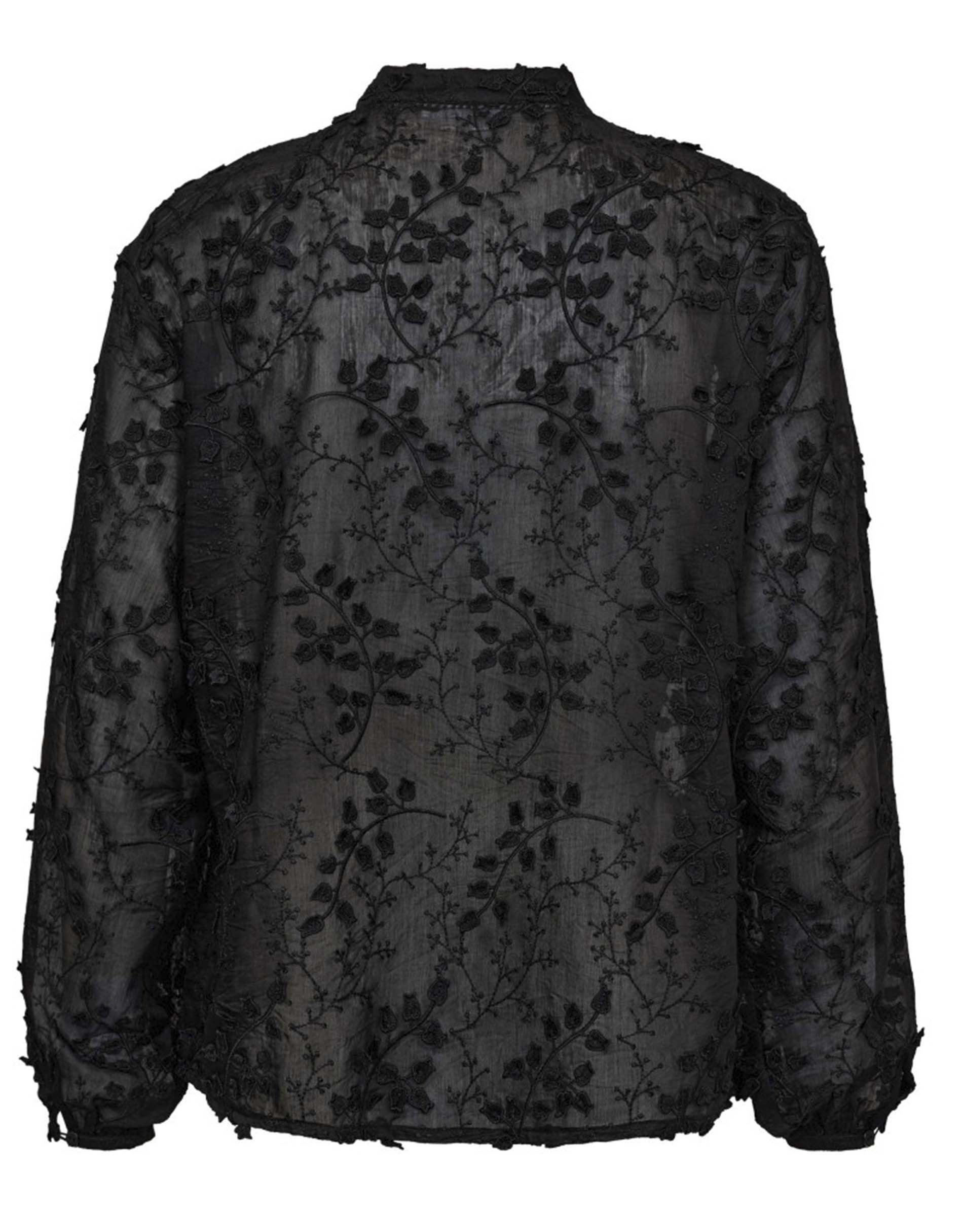 Isak CC Emroidery Skjorte - Black