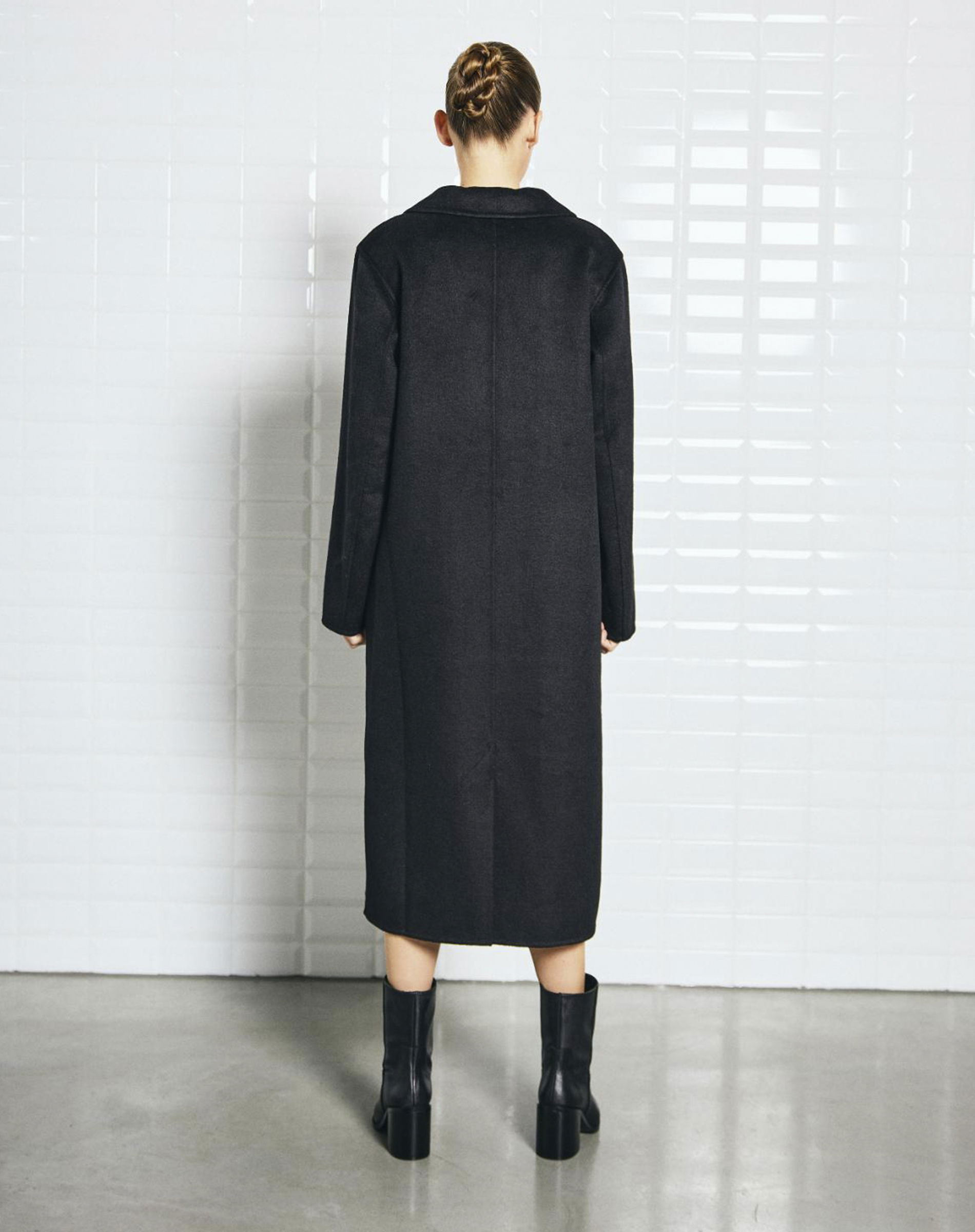 Meadow WBL Wool Frakke - Black