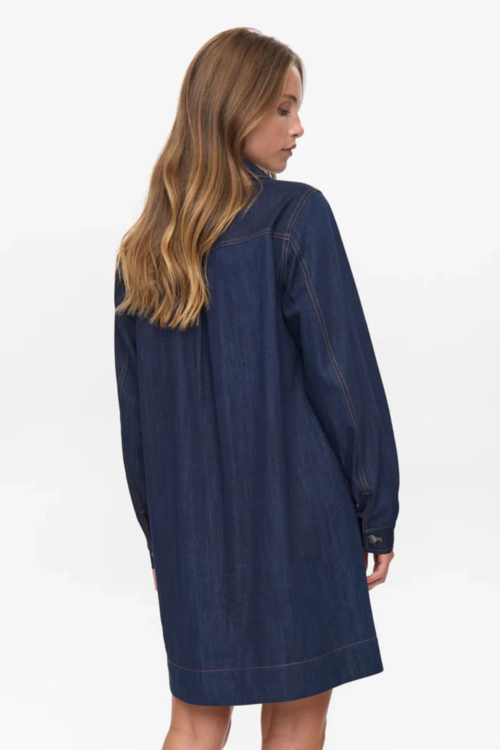 Nuchiku Kjole - Dark Blue Denim