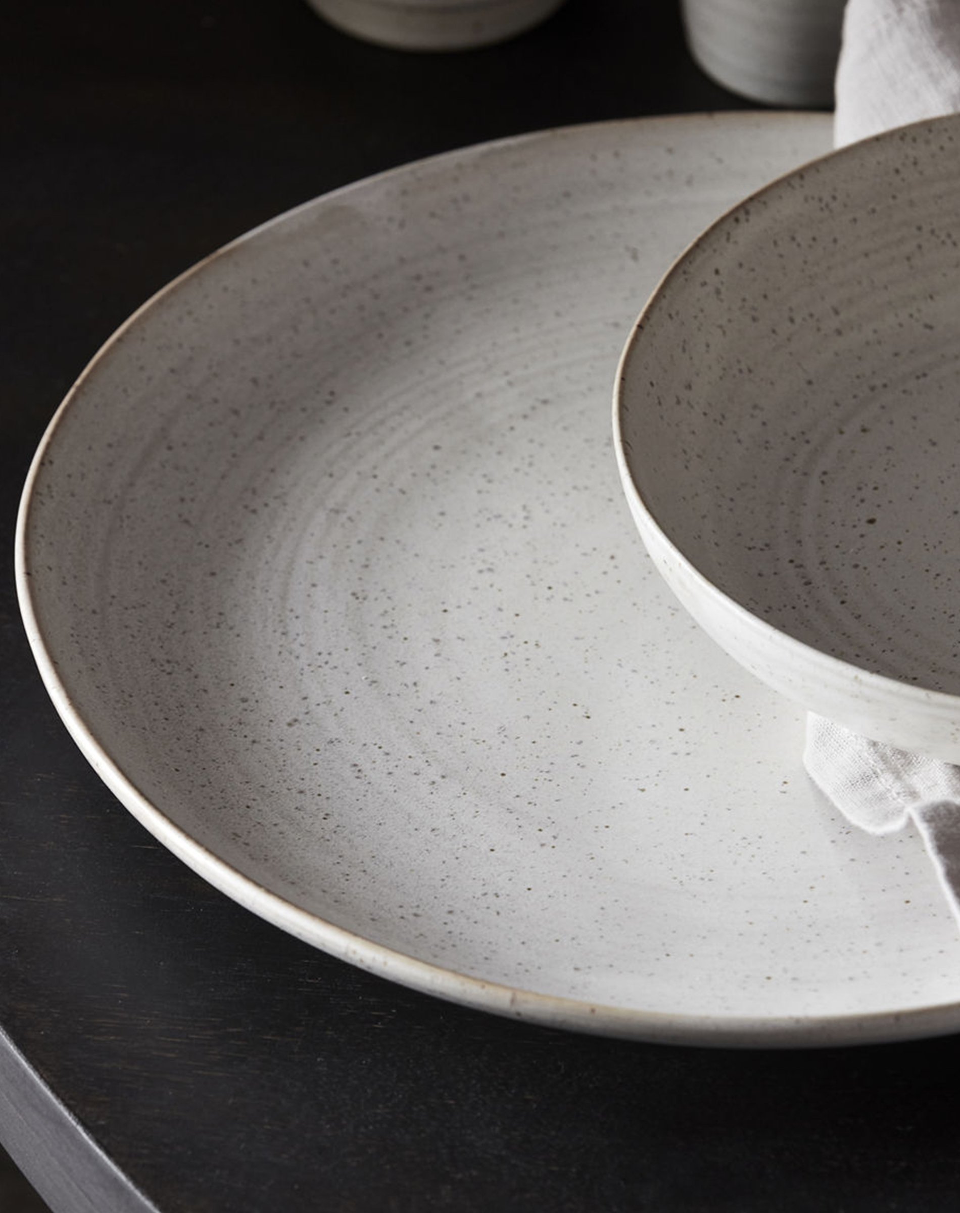 Middagstallerken - Pion - Grey/White