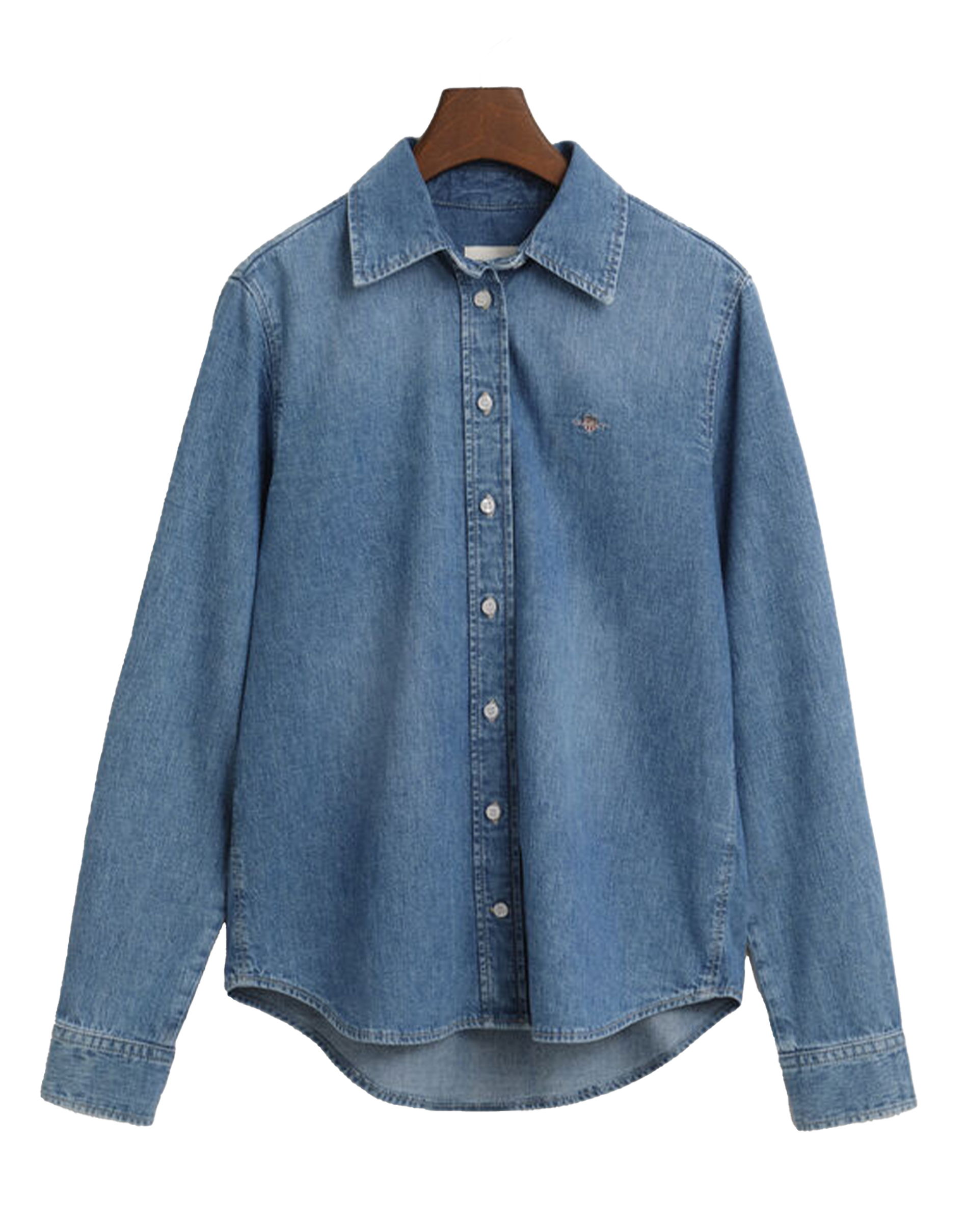 Reg Denim Skjorte - Semi Light Blue