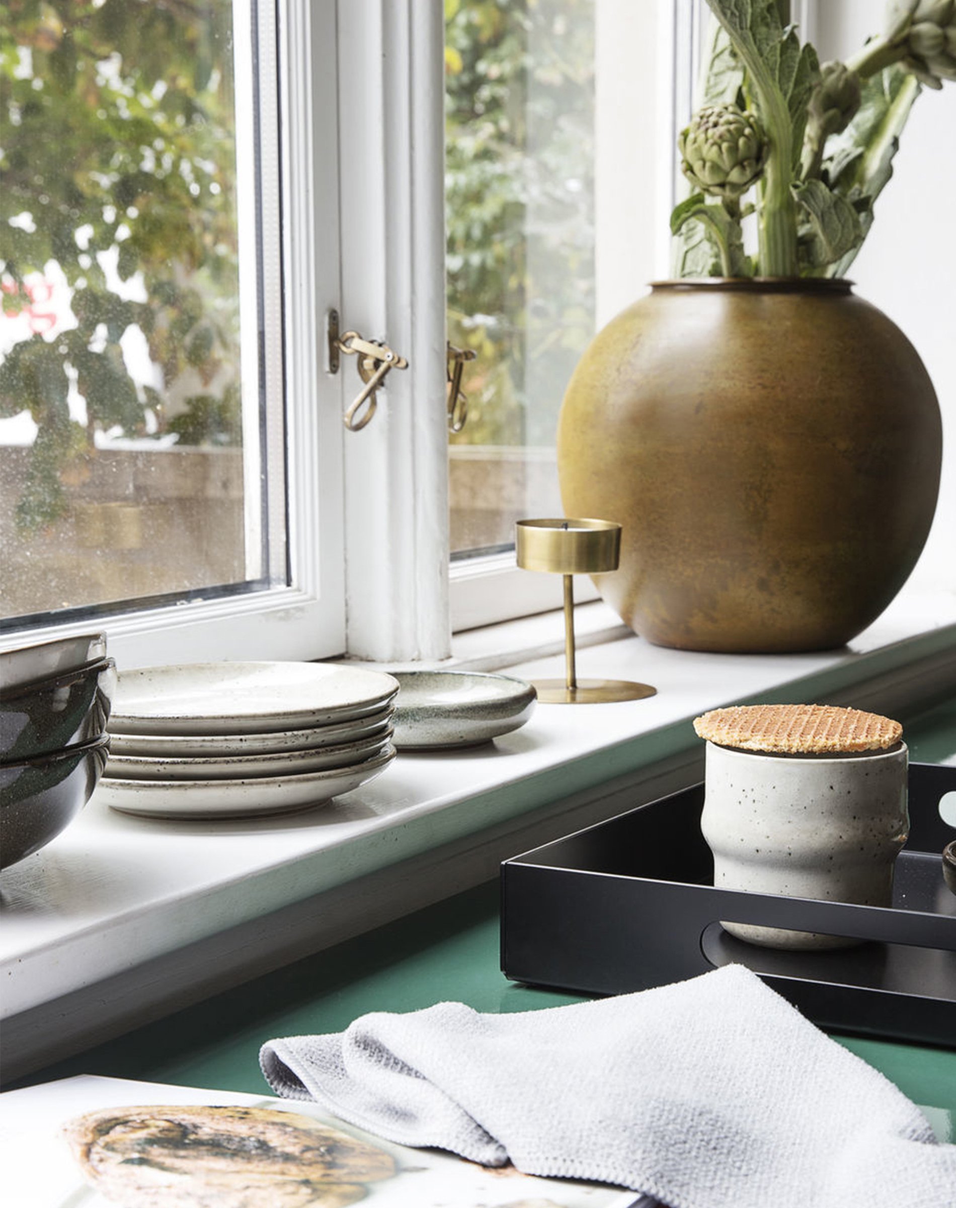 Kagetallerken - Lake - Grey