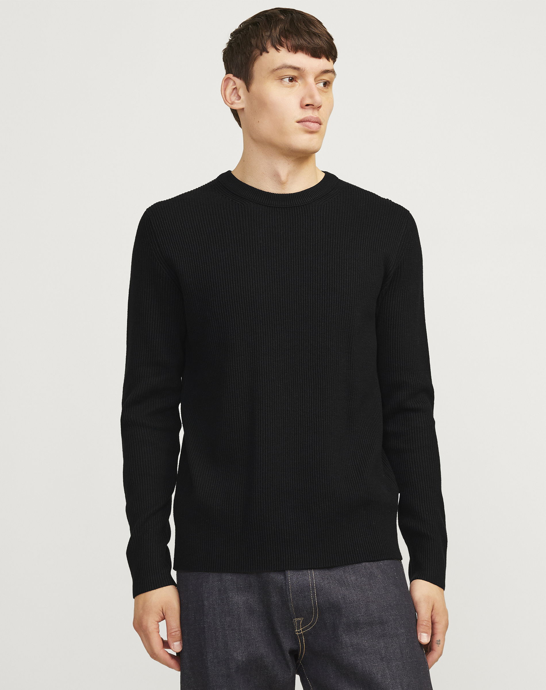 JJEPerfect Crew Neck Strik 