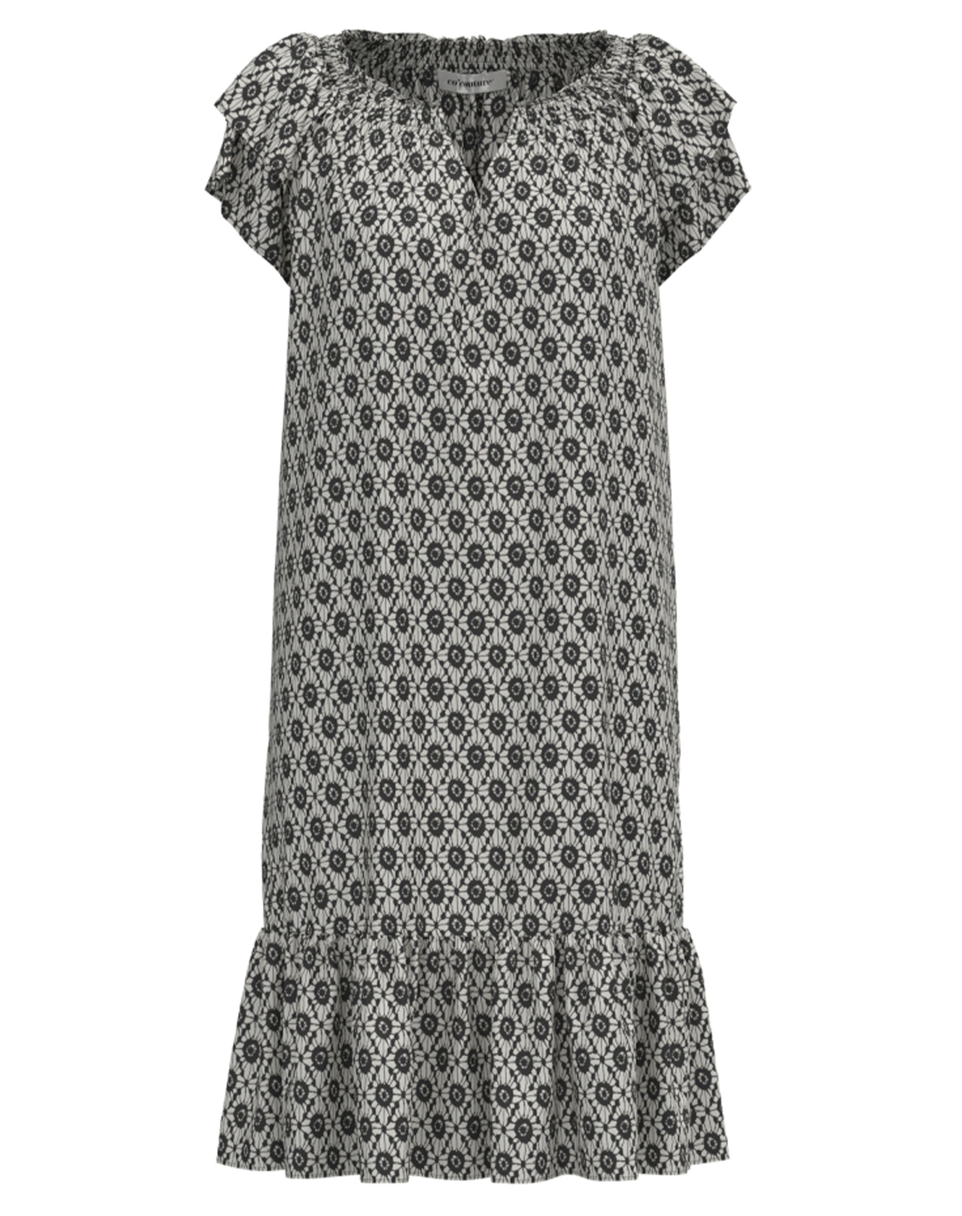 Sunrise CC Crop Sofia Kjole - Offwhite/Black