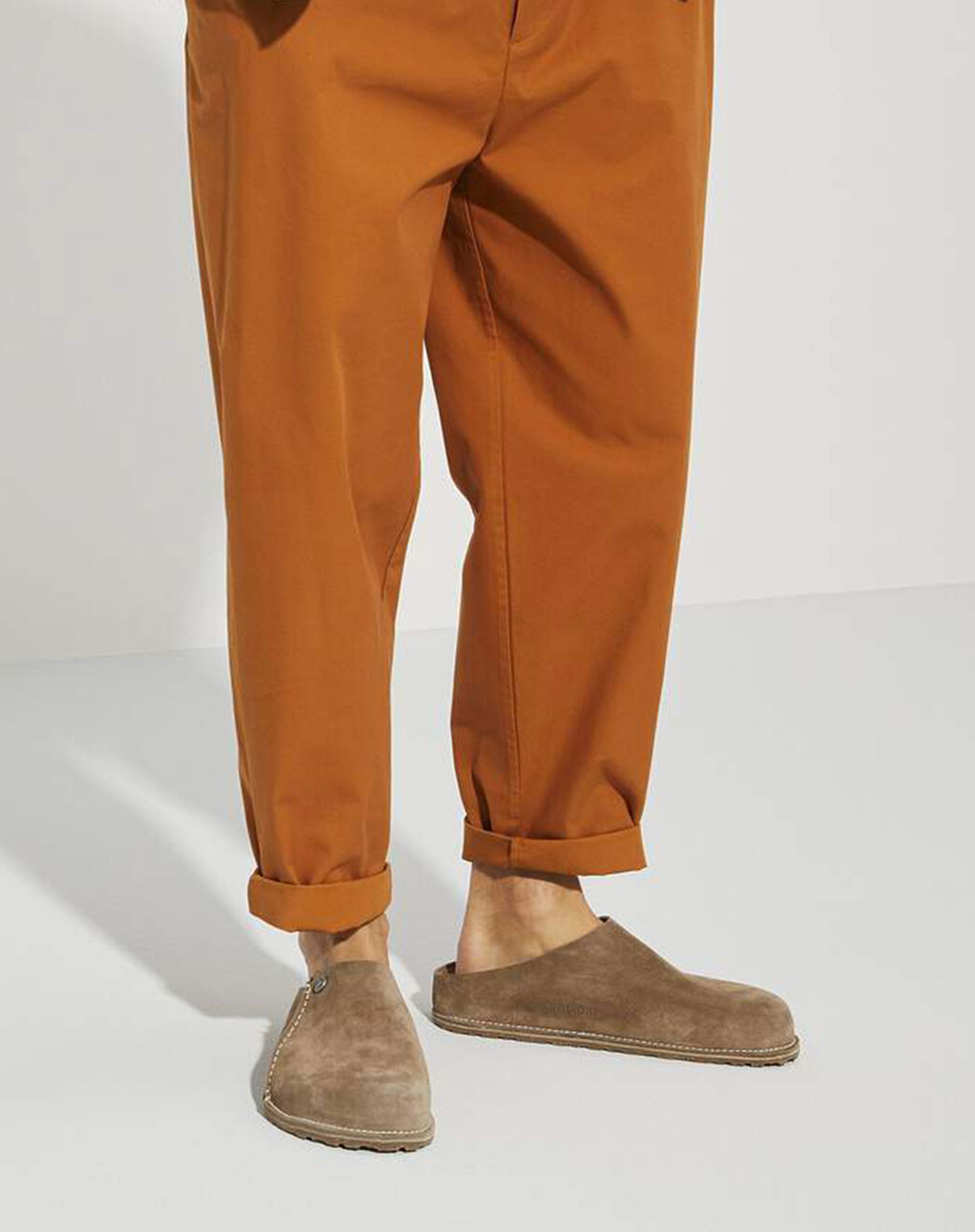 Zermatt Premium Suede Leather Sko - Gray Taupe