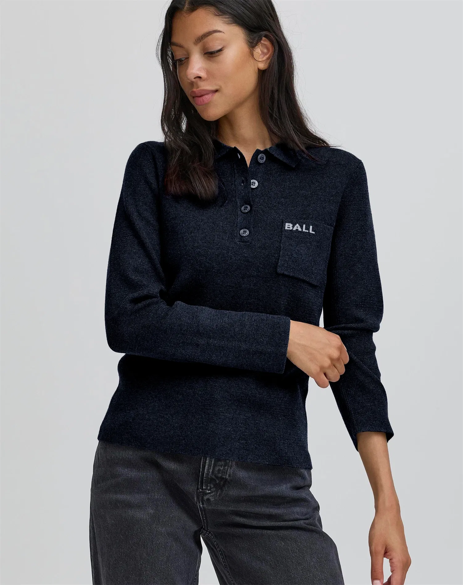 BaMarietta Strik Polo - Sky Captain 